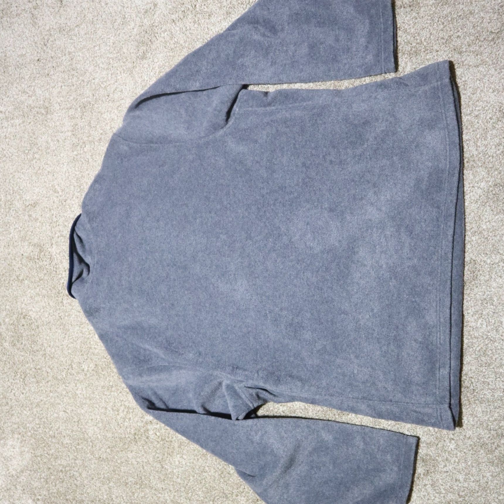 Old Navy Old Navy Sweater 2XL Gray Long Sleeve Pullover 1/4 Zip Crew Neck Adult Men Size US XXL / EU 58 / 5 - 7 Thumbnail