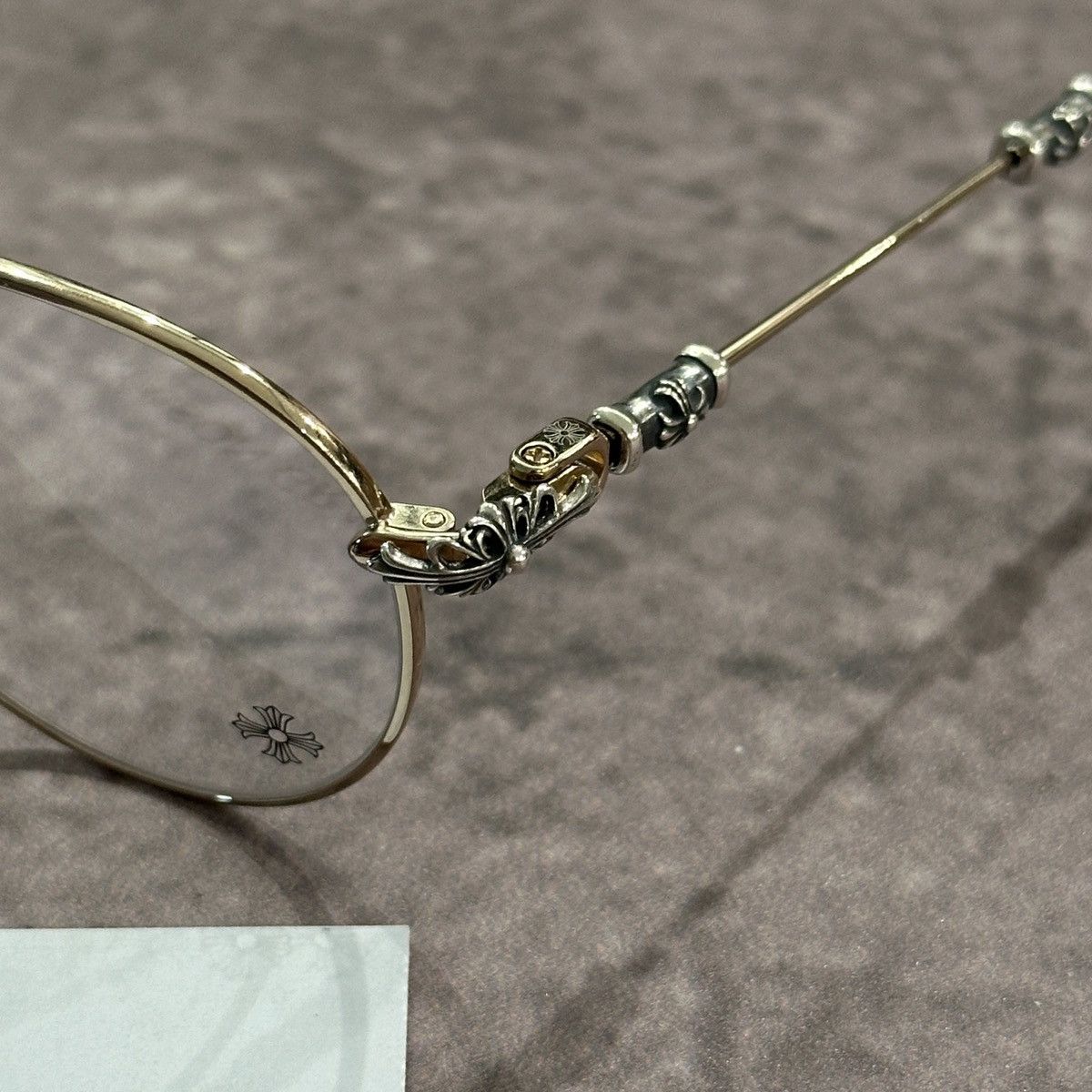 Chrome Hearts CHROME HEARTS BUBBA - A GOLD PLATED EYEGLASSES Size ONE SIZE - 2 Thumbnail