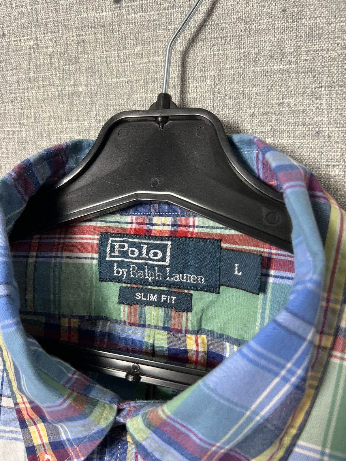 Polo Ralph Lauren Vintage Polo Ralph Lauren Plaid Button Long Sleeves Shirt Size US L / EU 52-54 / 3 - 10 Thumbnail