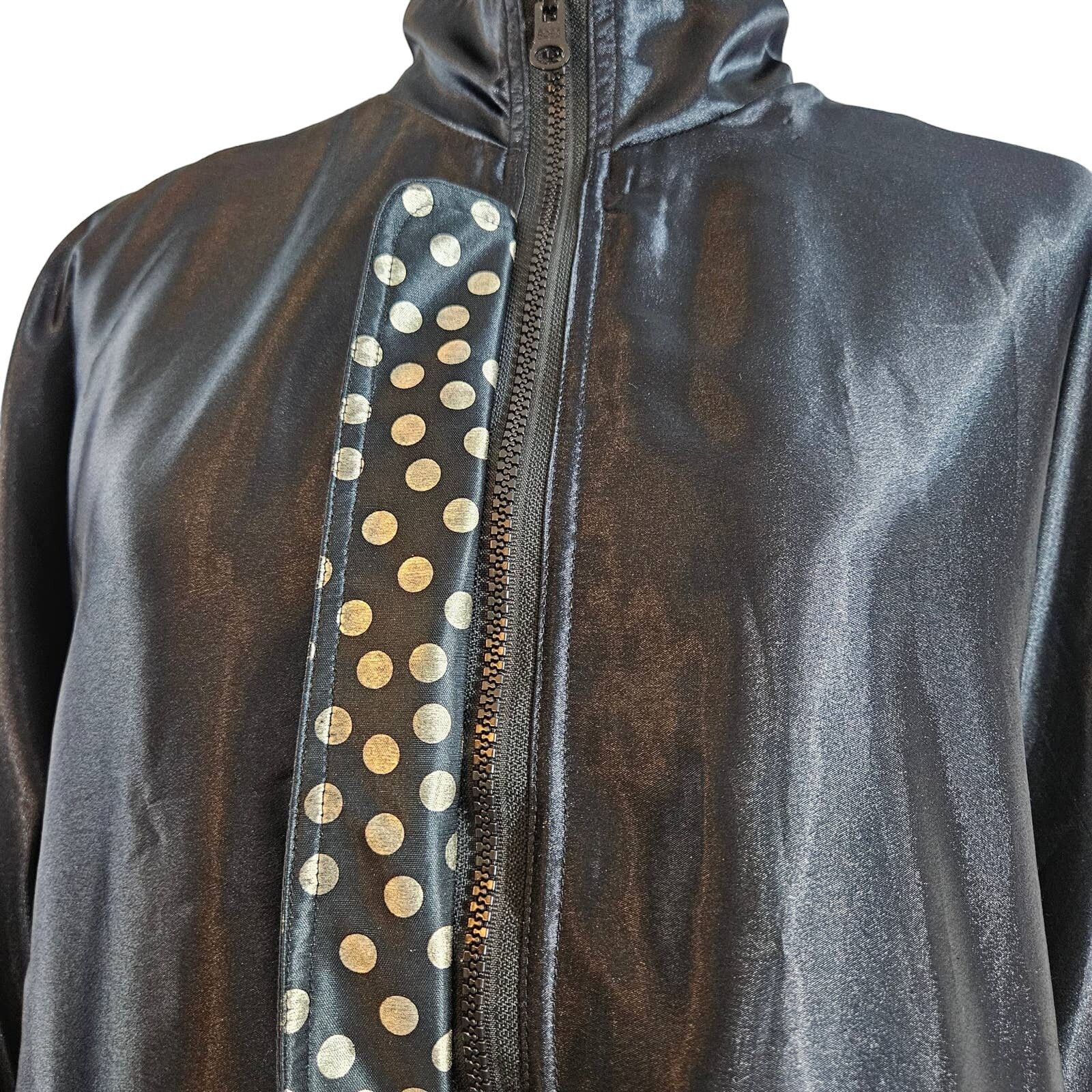 Other VTG EUC 80s Reversible Polka Dot & Solid Jacket Sz. 2XL Size XXL / US 16-18 / IT 52-54 - 2 Thumbnail