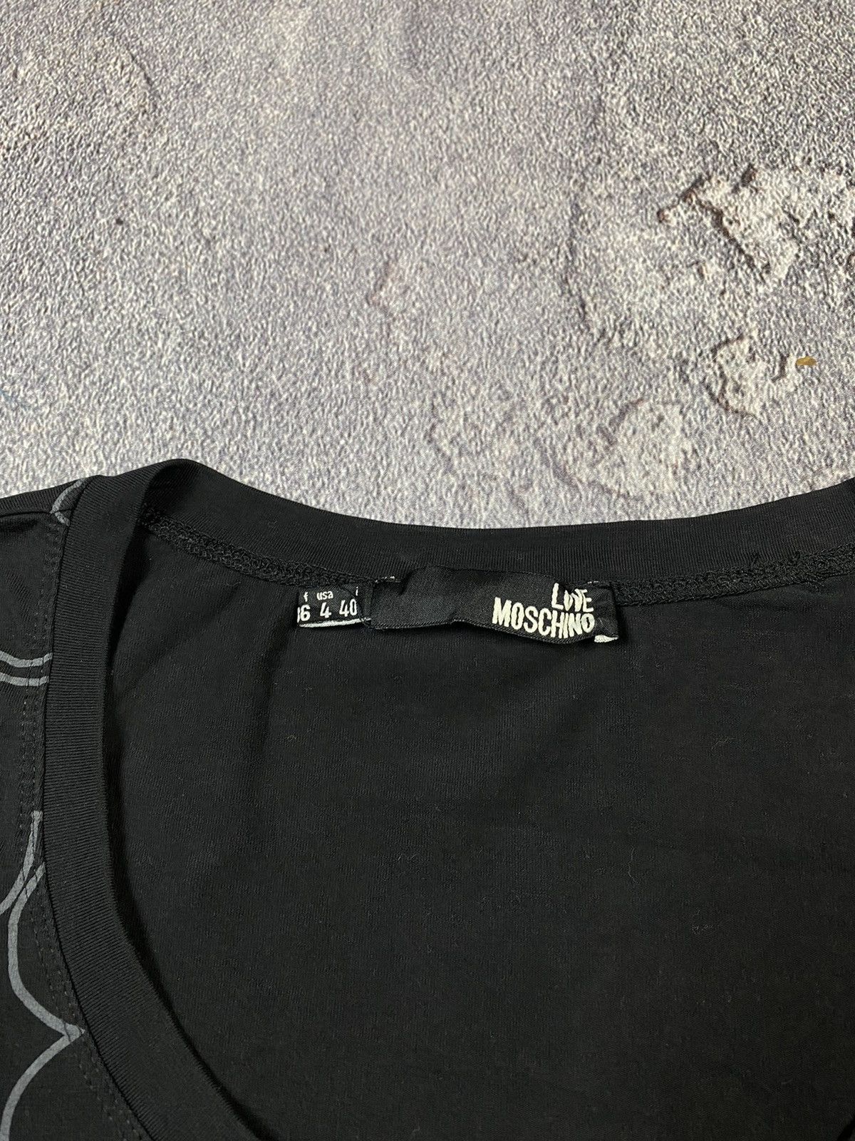 Love Moschino × Moschino Y2K Love Moschino Glamour Ladies T-shirt VTG Size S / US 4 / IT 40 - 4 Thumbnail