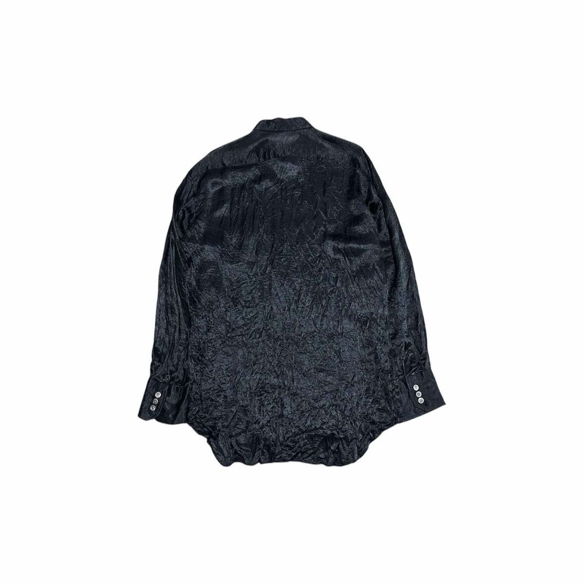 If Six Was Nine × Japanese Brand 🔥Sick Y2K Comme Ca Du Mode Men Shirt Black Sheer Size US L / EU 52-54 / 3 - 7 Thumbnail