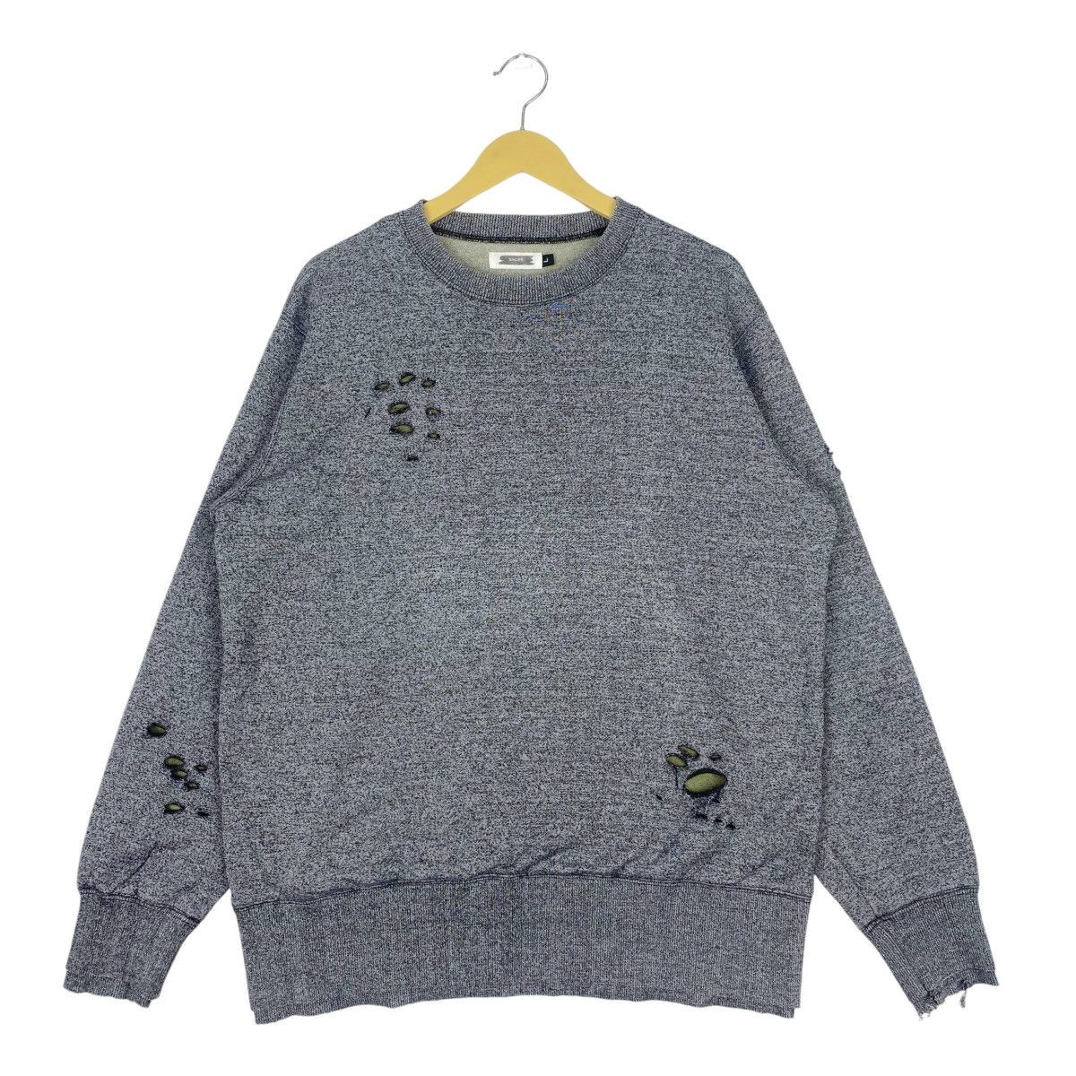 Designer × Vintage Sindee Distressed Ripped Sweatshirt Crewneck Pullover Jumper Size US L / EU 52-54 / 3 - 1 Thumbnail