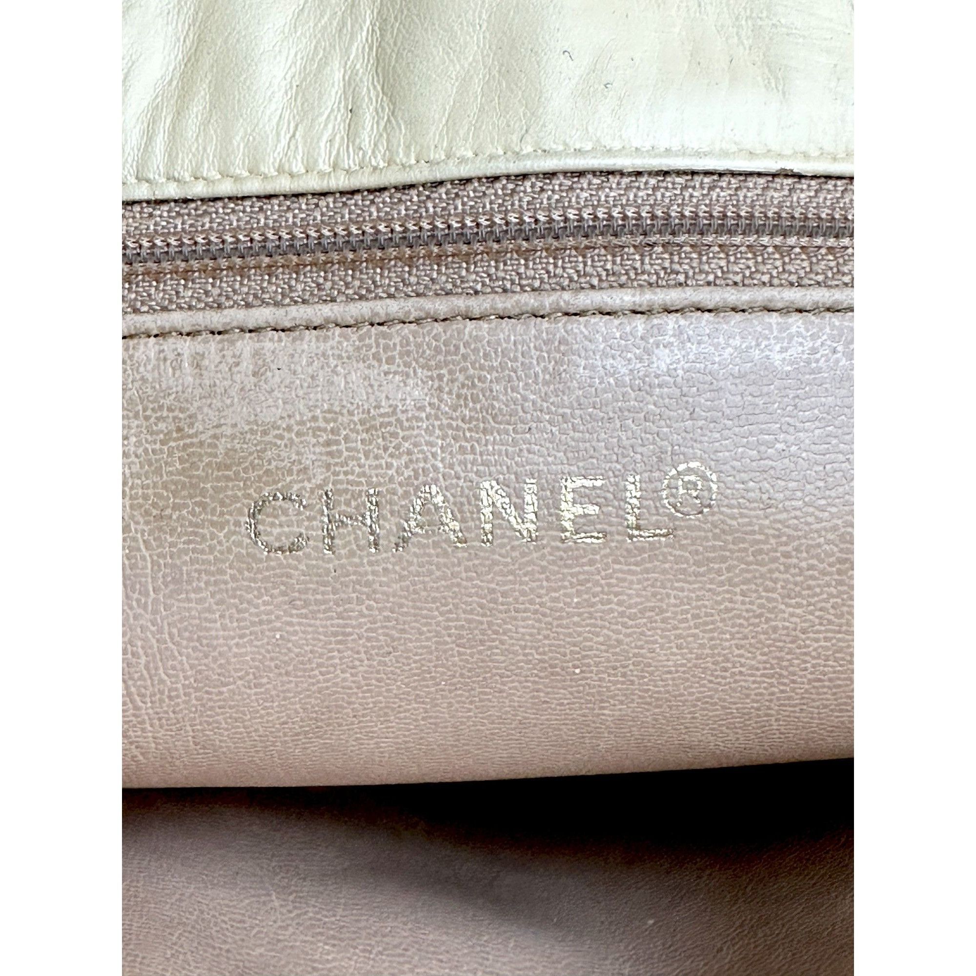 Chanel Chanel Beige Quilted Lambskin Size ONE SIZE - 11 Thumbnail