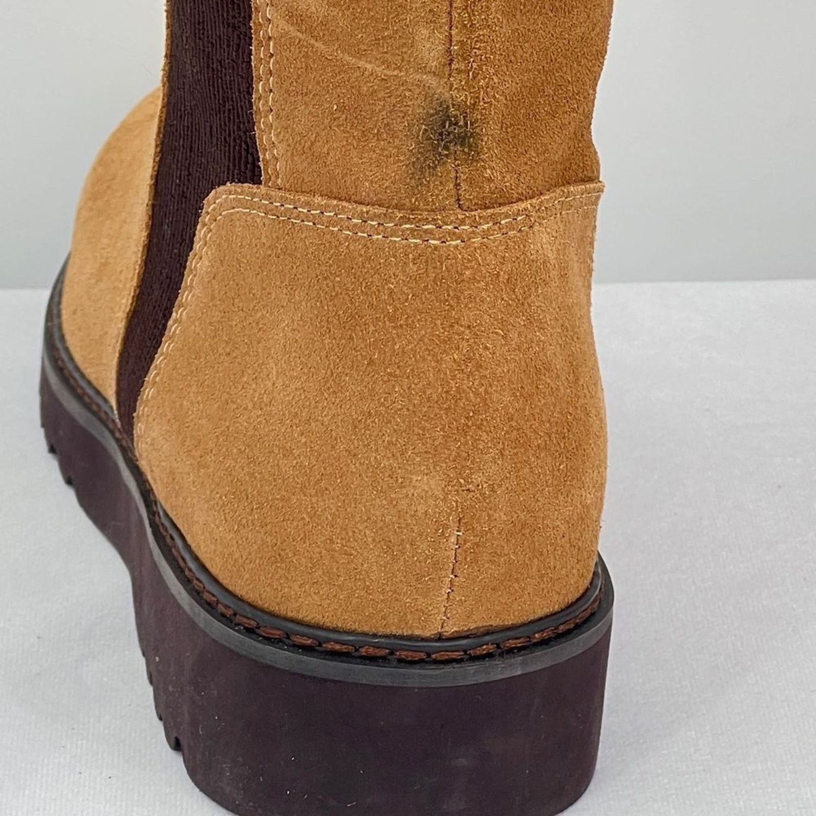Donald Pliner Donald Pliner Codie Carmel Suede Stretch Zip Knee High Boots Size US 8.5 / IT 38.5 - 10 Thumbnail