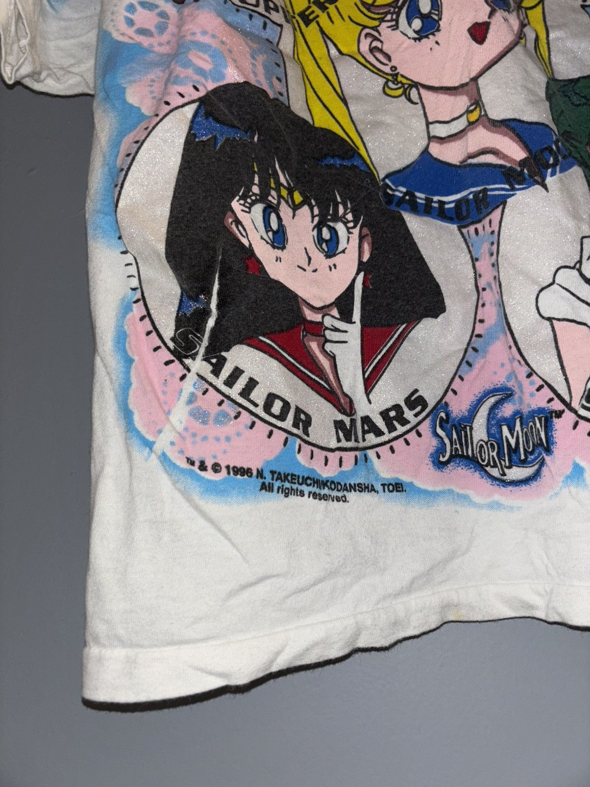 Tultex 1996 Sailor Moon All Over Print (RARE) Size L / US 10 / IT 46 - 4 Thumbnail