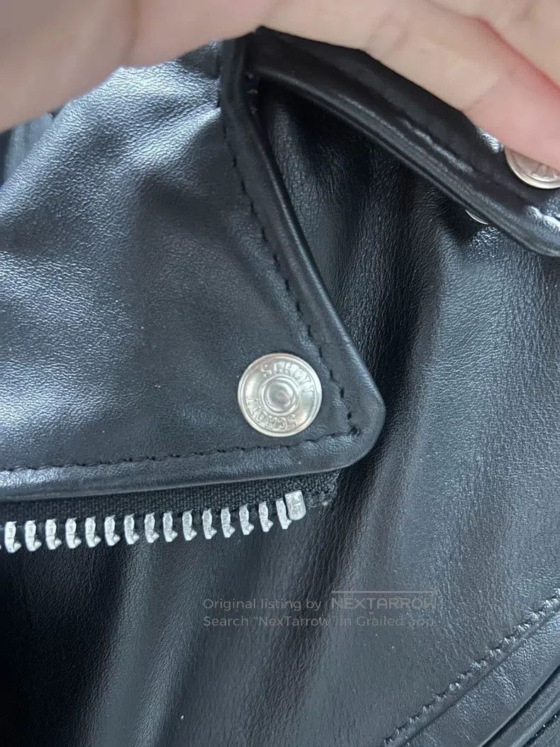 Schott Schott 618 leather jacket classic black Size US M / EU 48-50 / 2 - 9 Thumbnail