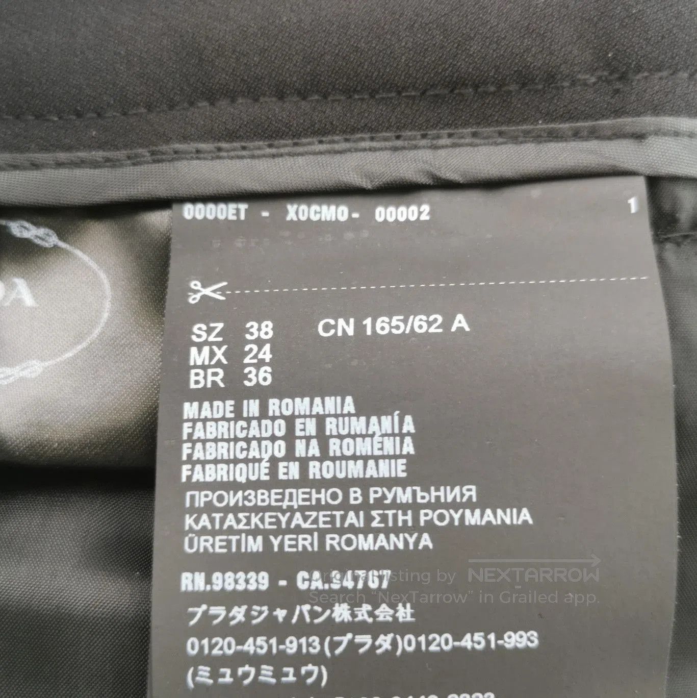 Prada Prada Elegant Black Trousers Size 38 . Size 37" - 7 Thumbnail