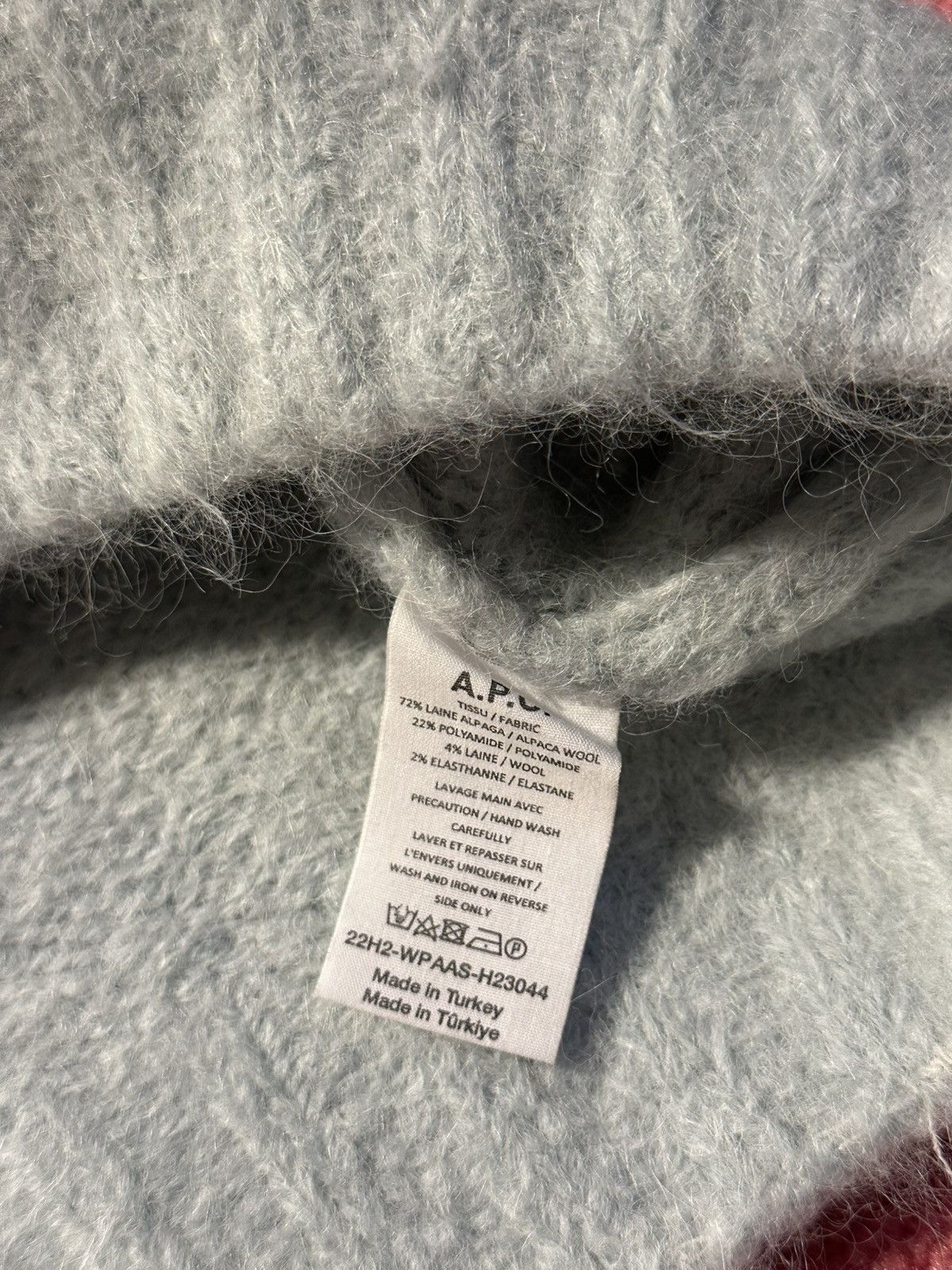 A.P.C. A.P.C Lucci Sweater Pale Green Size US L / EU 52-54 / 3 - 6 Thumbnail