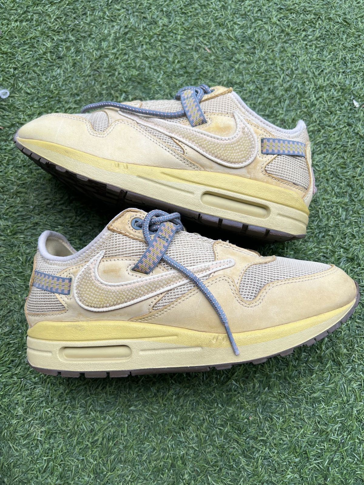 Nike × Travis Scott Travis Scott × Nike Air Max 1 Saturn Gold [DO9392-700] Size US 7 / EU 40 - 2 Thumbnail