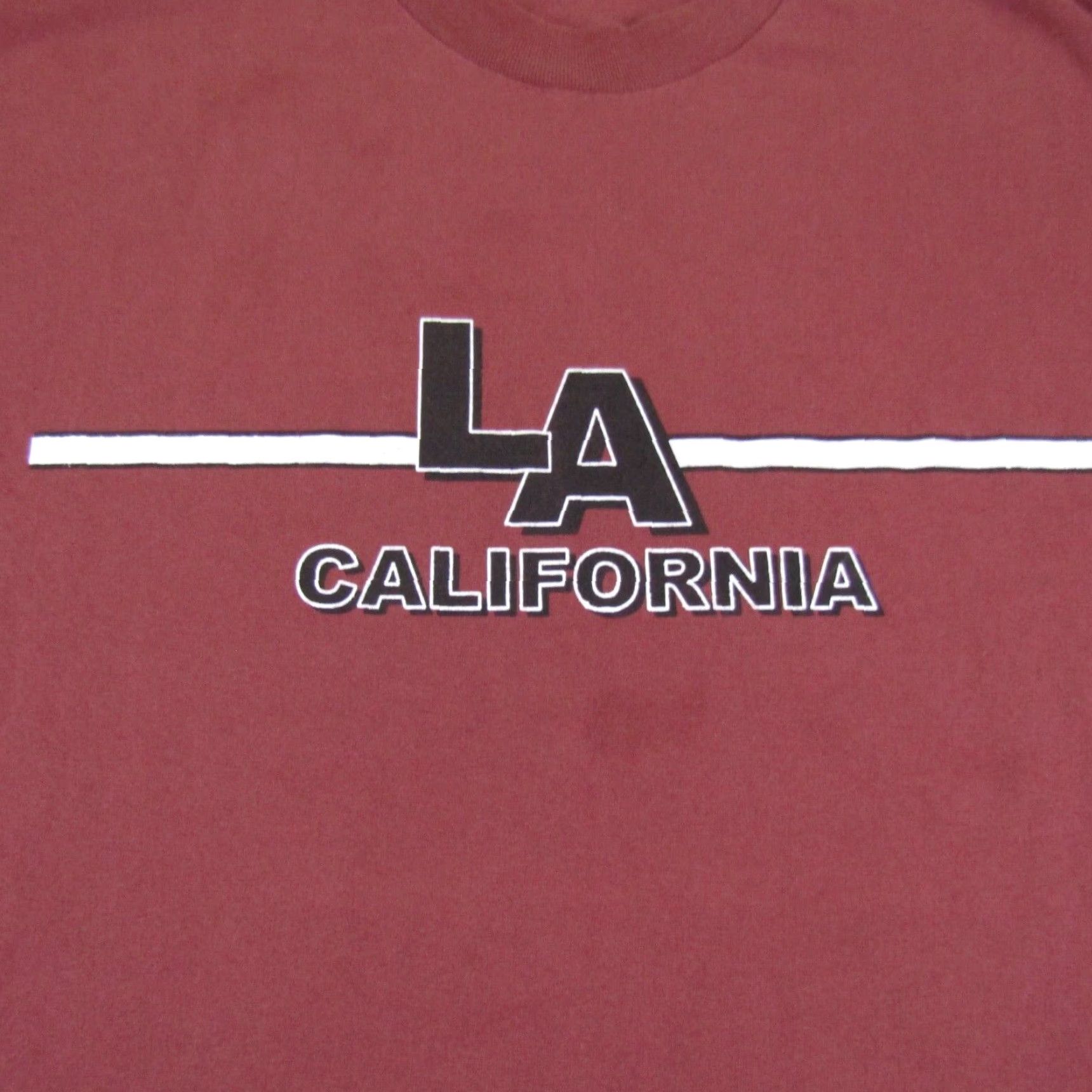Vintage VINTAGE Alstyle LA California T-Shirt Mens XL Short Sleeve Graphic Print Red 90s Y2K Size US XL / EU 56 / 4 - 2 Thumbnail
