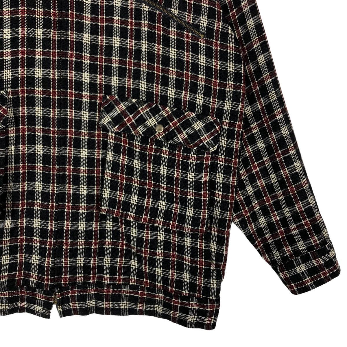 Japanese Brand 🔥Vintage Tartan Design Bomber Jacket Johni Dan Issey Miyake Size US M / EU 48-50 / 2 - 4 Thumbnail