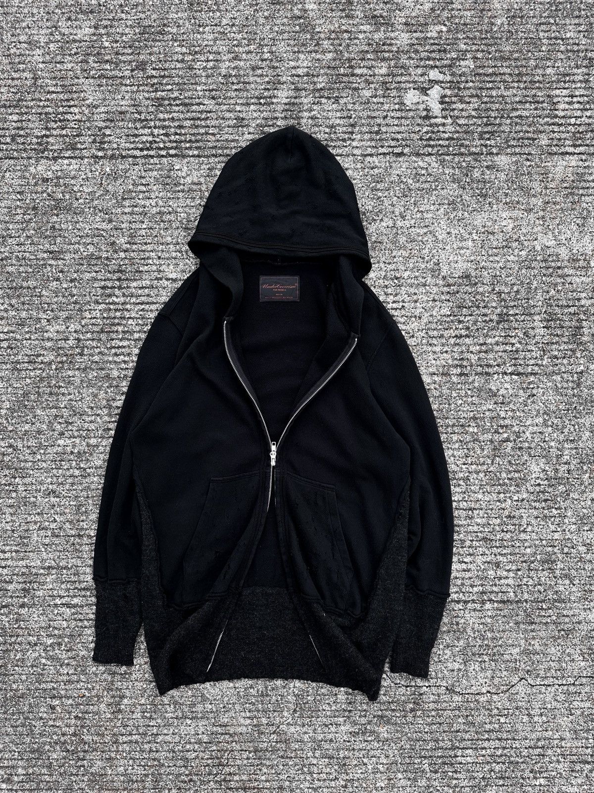 Undercover Undercover AW04 Reconstructed Damaged Hoodie Parka Size US M / EU 48-50 / 2 - 1 Thumbnail