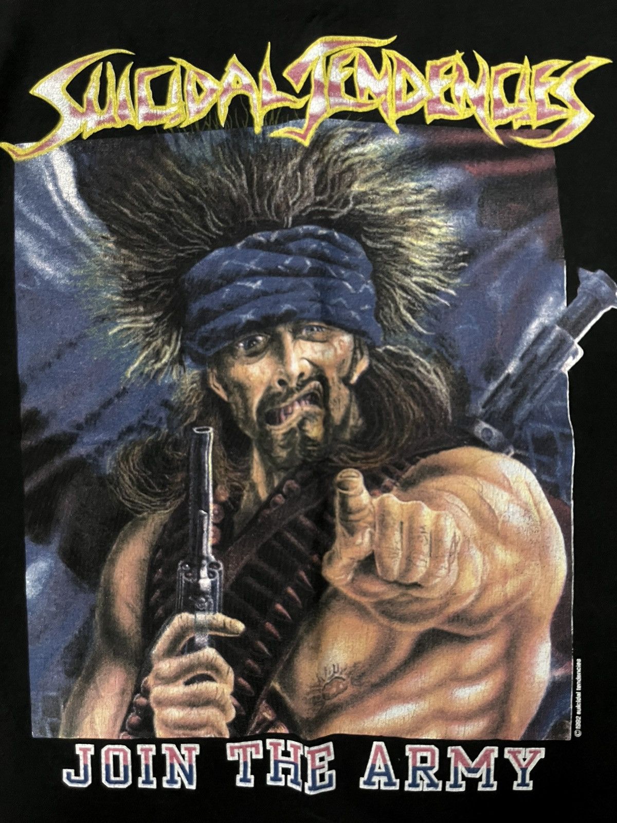 Band Tees Vintage Suicidal Tendencies 90s t shirt Size US XL / EU 56 / 4 - 3 Thumbnail