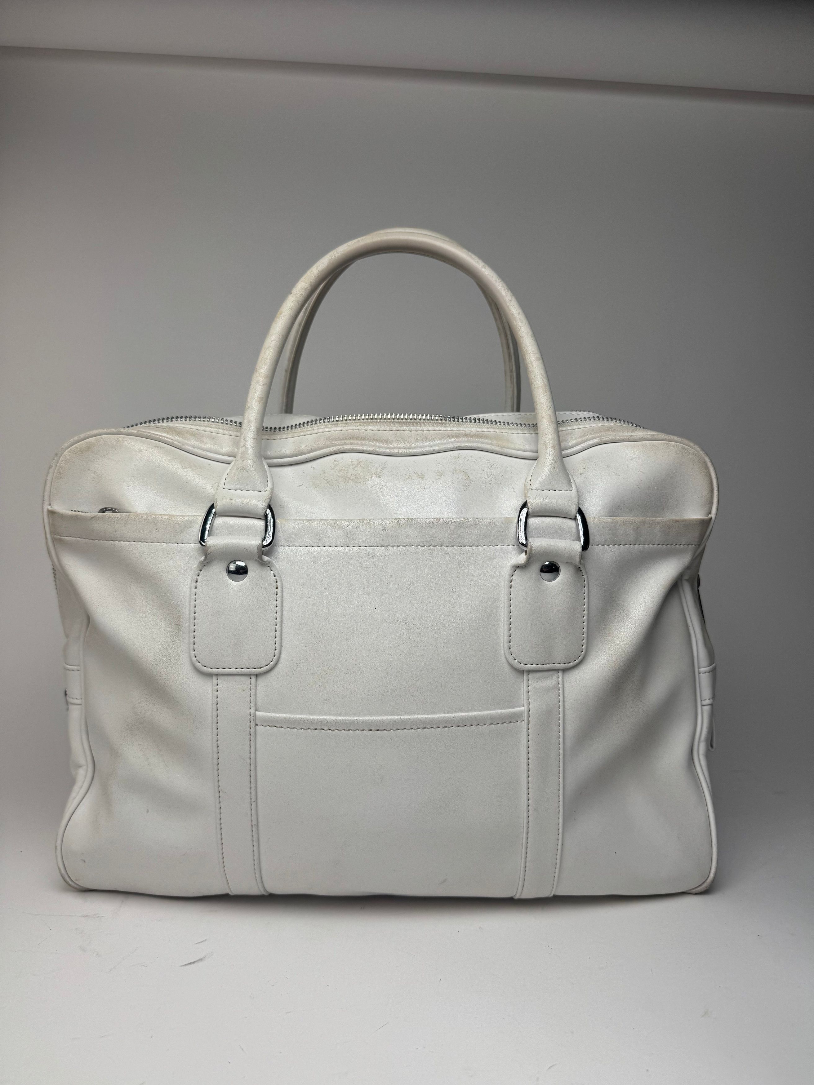 Comme des Garcons Vintage Comme Des Garçons Leather Bag white Size ONE SIZE - 1 Thumbnail