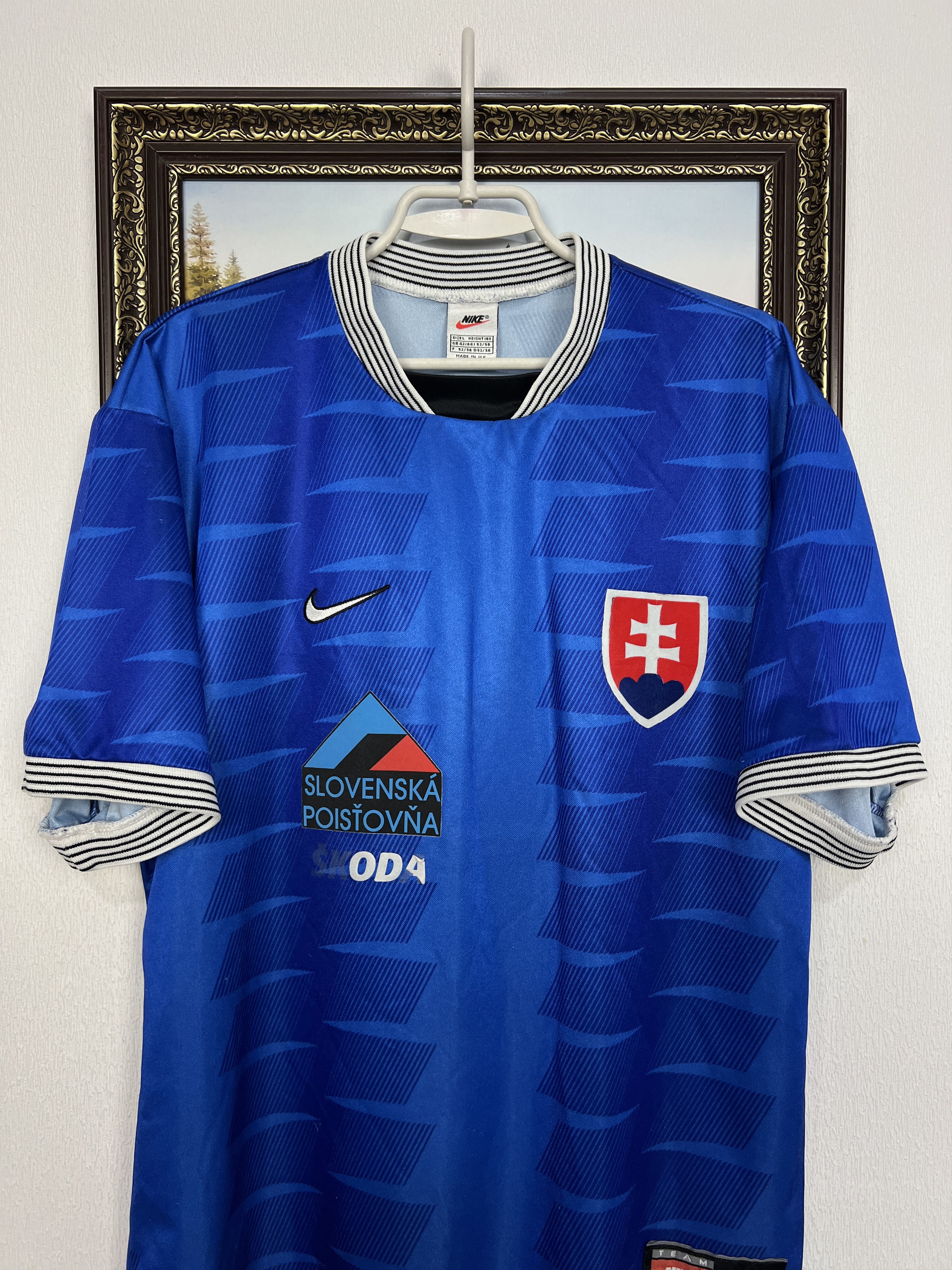 Nike Slovakia Home football shirt Soccer Jersey National Trikot Size US L / EU 52-54 / 3 - 2 Thumbnail