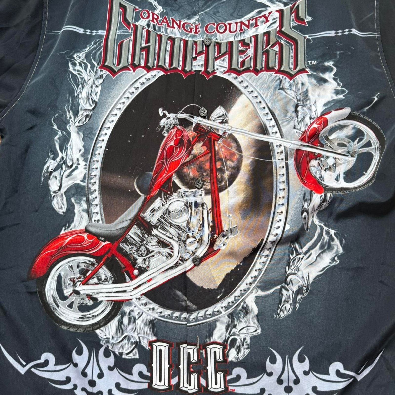 Vintage Vintage 2004 Orange County Choppers Button Up Shirt Size US XL / EU 56 / 4 - 3 Thumbnail