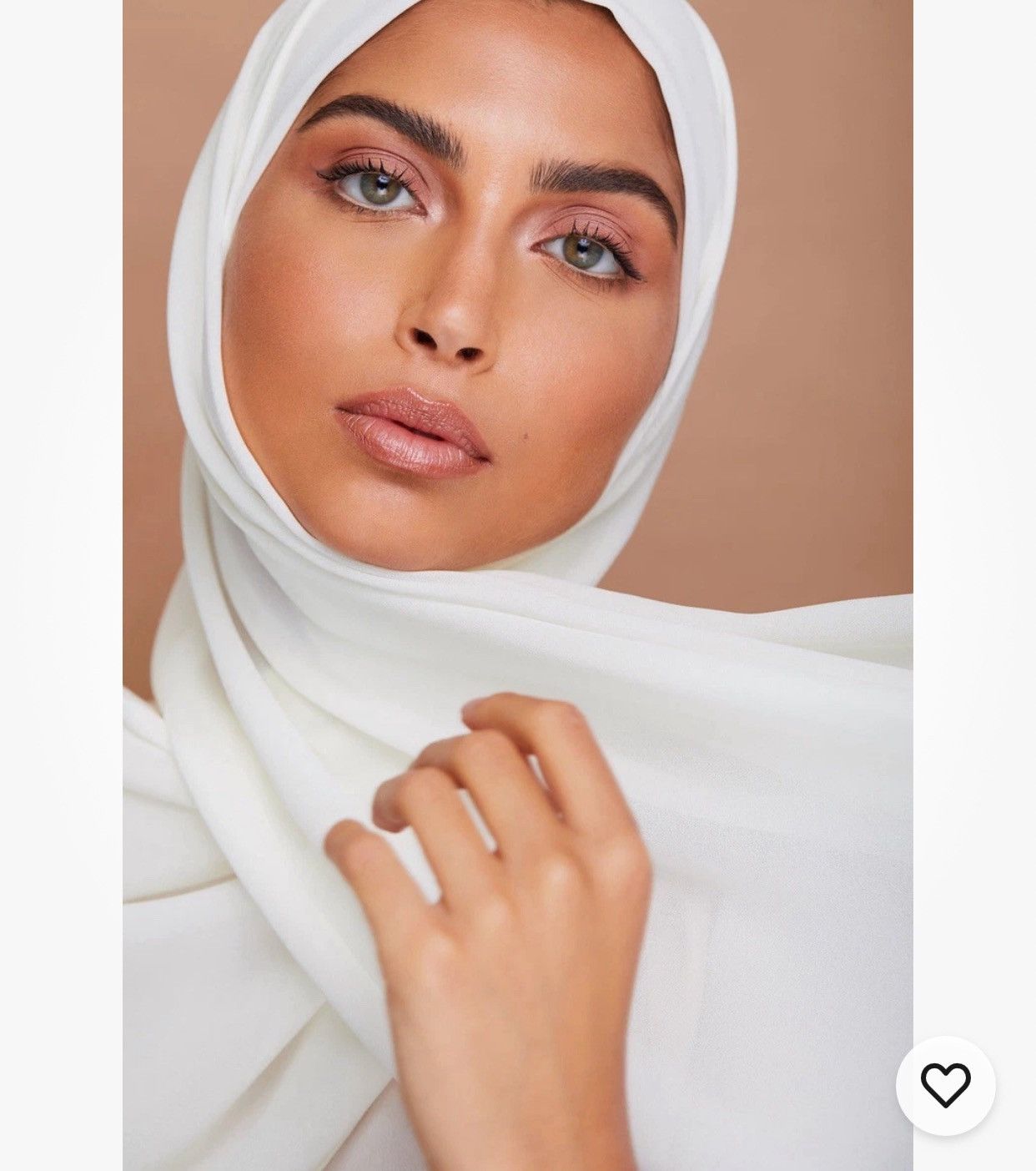 Other VOILE CHIC Chiffon Ivory White Hijab Scarf For Women Size ONE SIZE - 1 Thumbnail