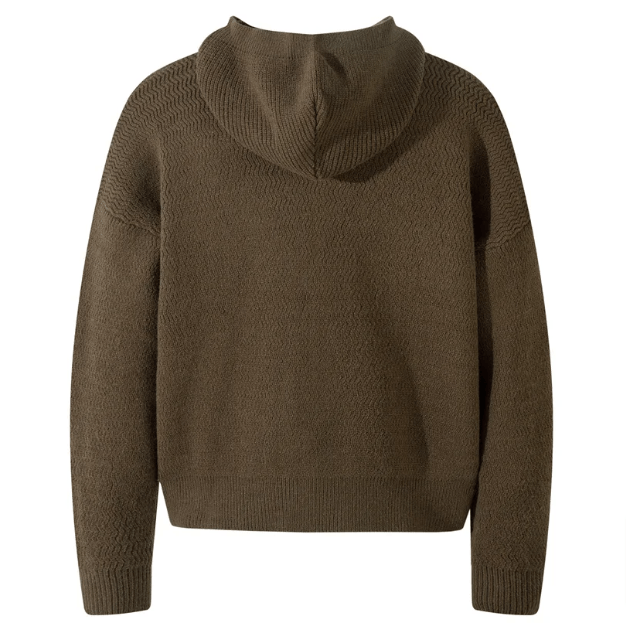 Japanese Brand × Vintage "Drop Name-Brown-M" Knitted Hoodie Size US M / EU 48-50 / 2 - 2 Thumbnail