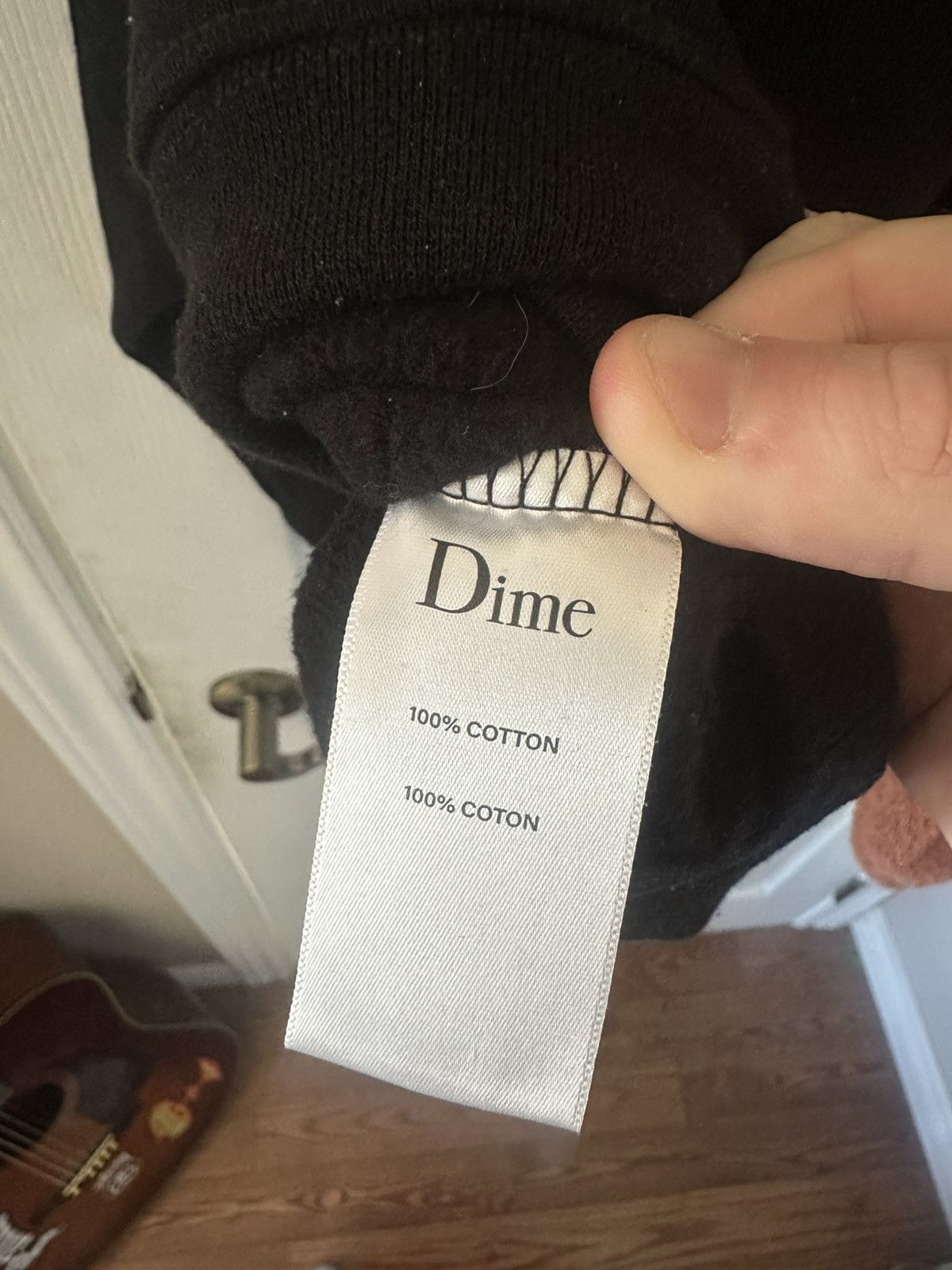Dime Dime Cursive LOGO Black Sweater Med Size US M / EU 48-50 / 2 - 7 Thumbnail