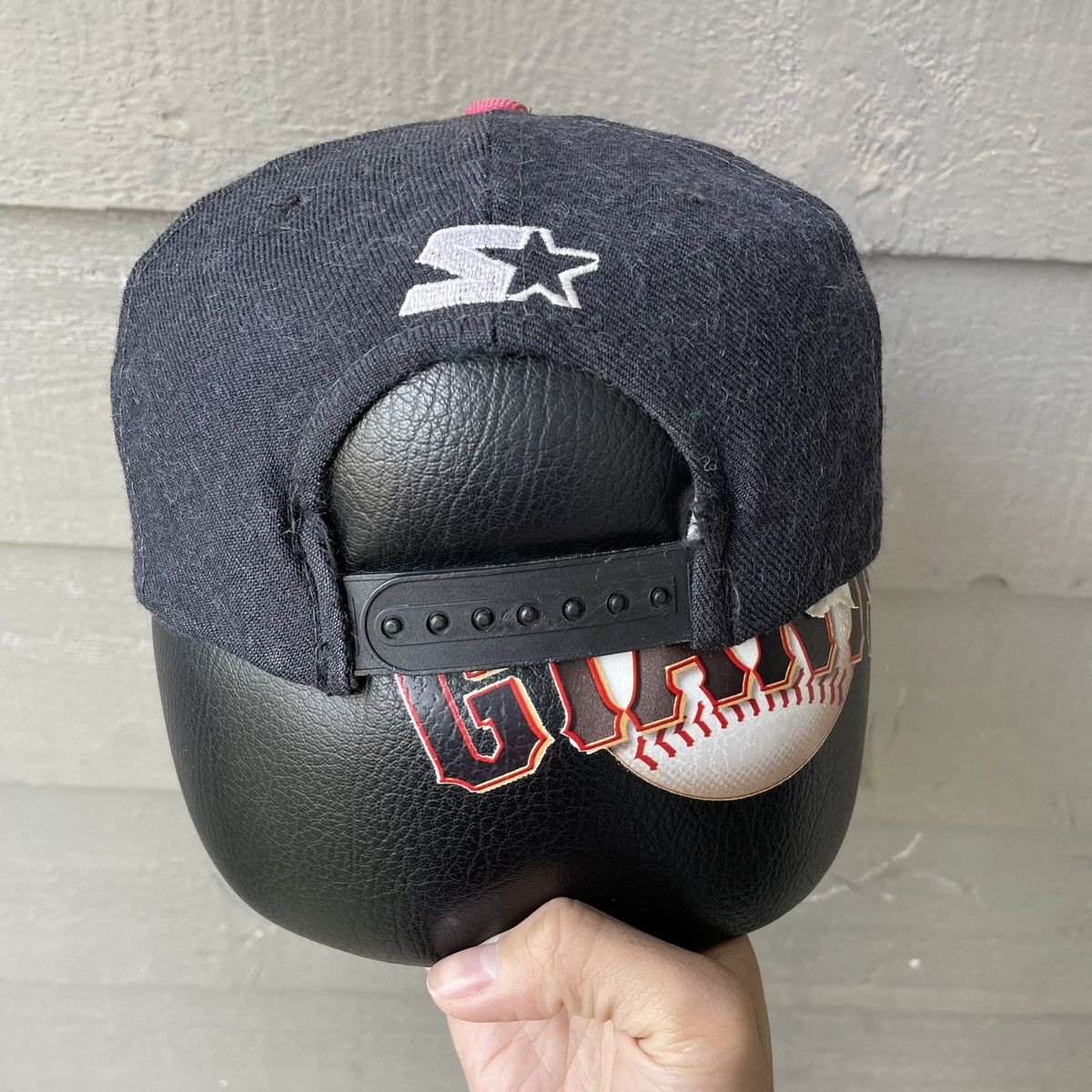 Starter Vintage Chicago Bulls Starter Plain Logo Snapback Hat Wool Size ONE SIZE - 2 Thumbnail