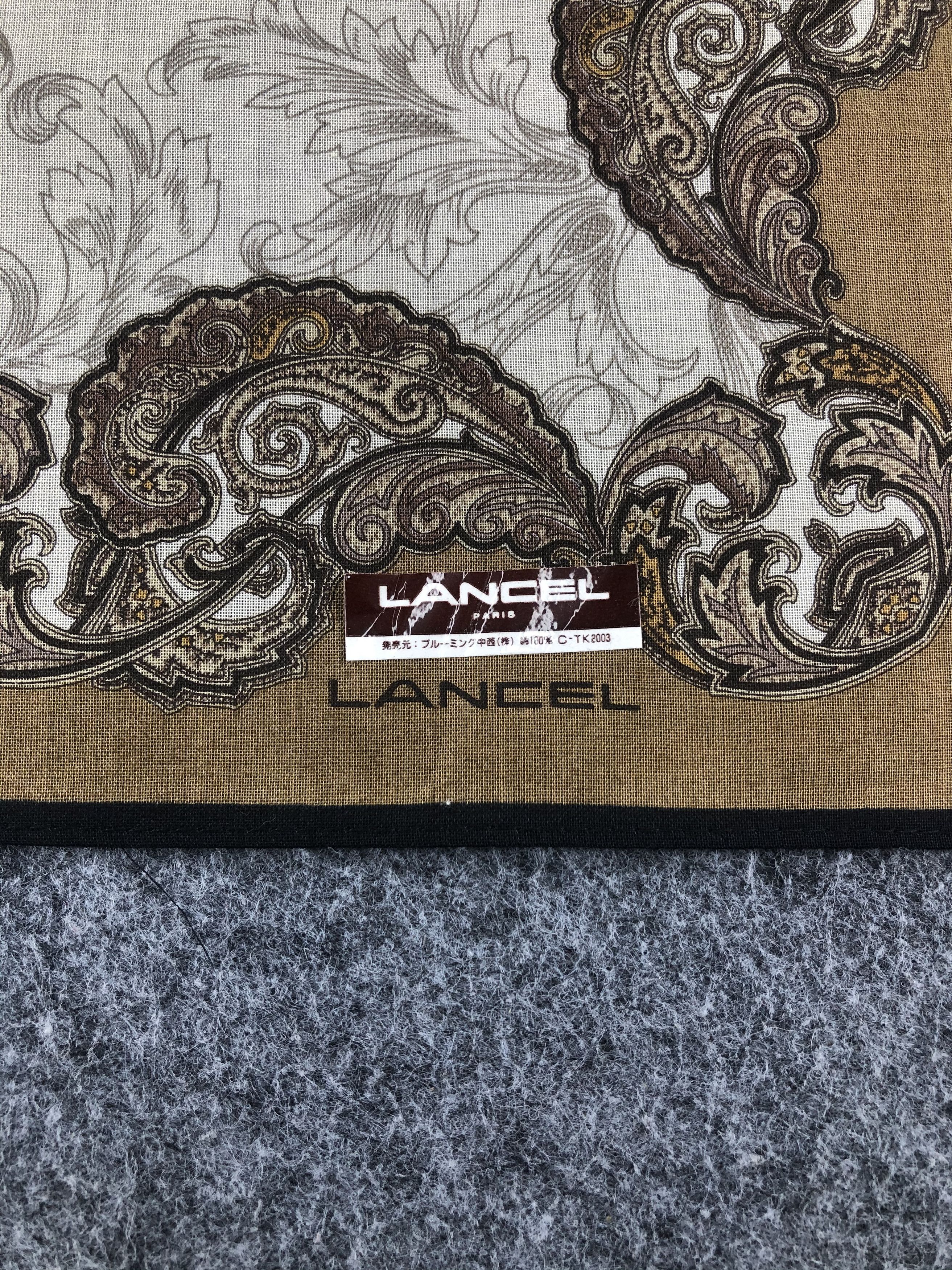 Lancel × Vintage Lancel Paislee Handkerchief / Bandana / Neckerchief Size ONE SIZE - 5 Thumbnail