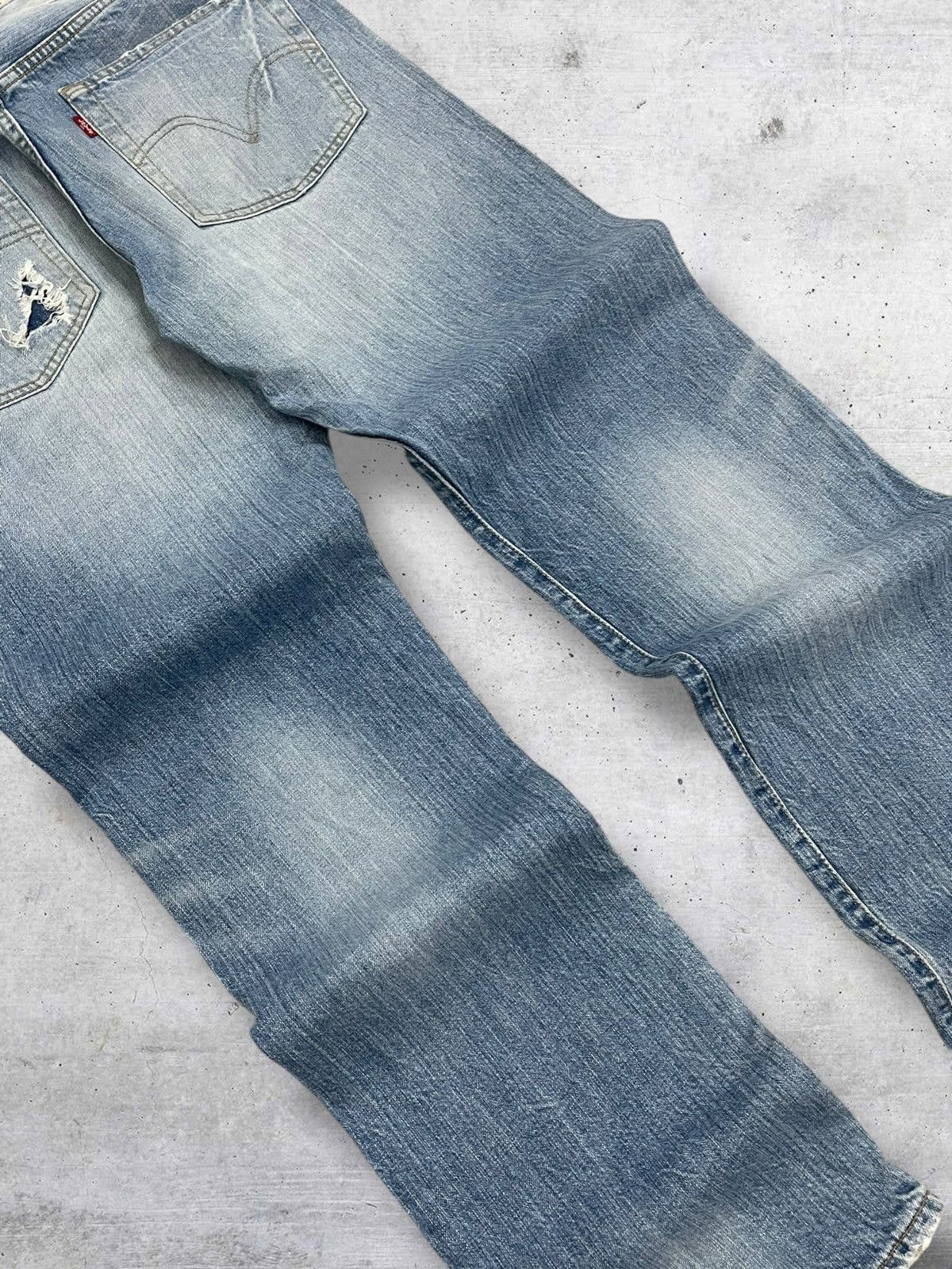 Levi's Vintage Clothing VINTAGE 501 LEVIS USA DESIGNER 90S CLASSIC RIPPED OG DENIM Size US 30 / EU 46 - 16 Thumbnail