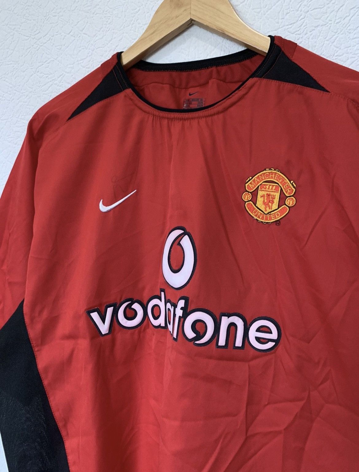 Nike MANCHESTER UNITED NIKE 2003/2004 HOME KIT SOCCER JERSEY Size US L / EU 52-54 / 3 - 2 Thumbnail