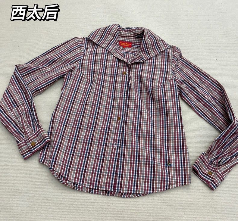 Vivienne Westwood Vivienne Westwood Plaid long-sleeved shirt Size M / US 6-8 / IT 42-44 - 1 Thumbnail
