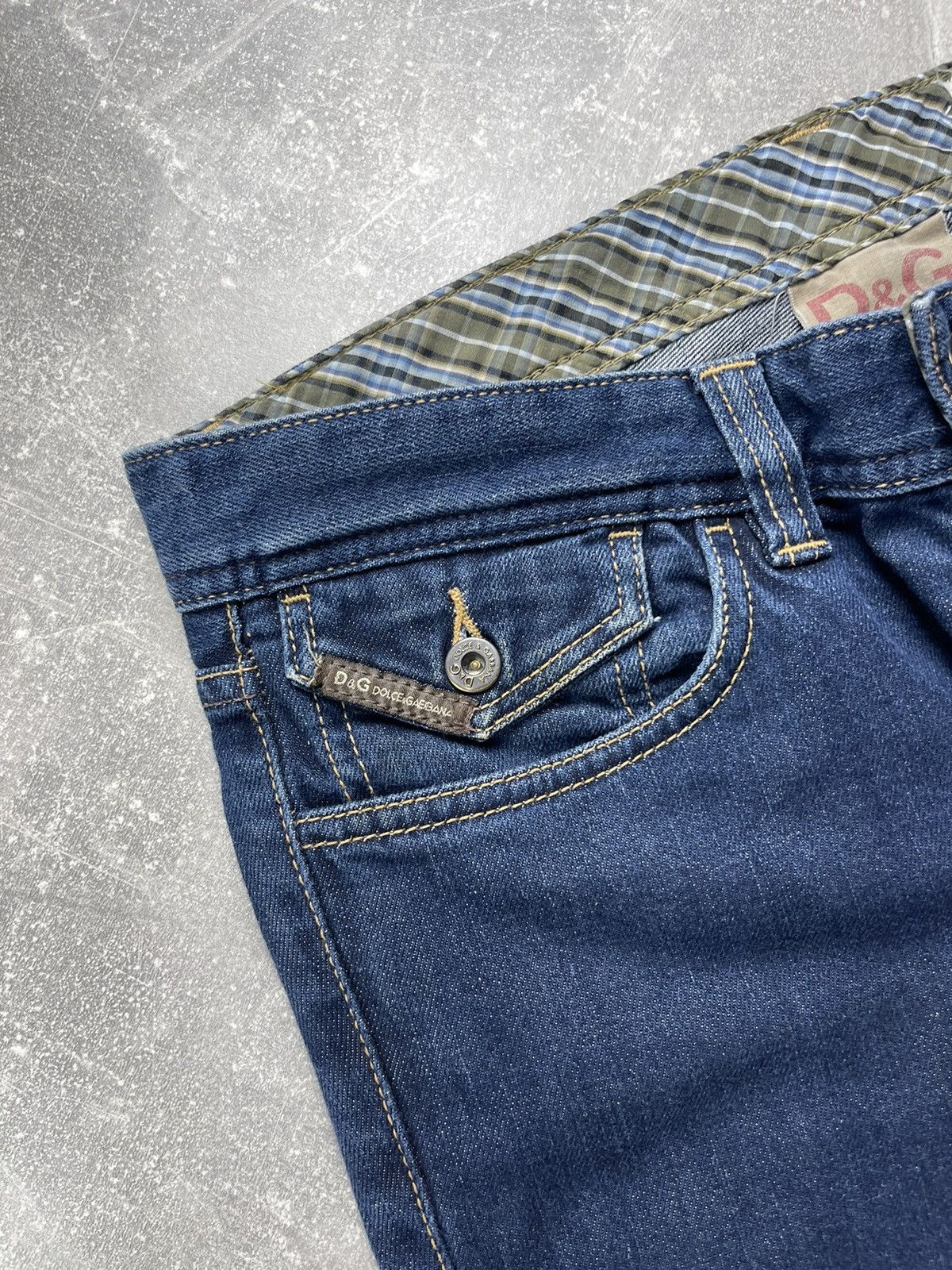Dolce & Gabbana Dolce & Gabbana D&G Power Straight Slim Denim Jeans Vintage Size US 31 - 9 Thumbnail
