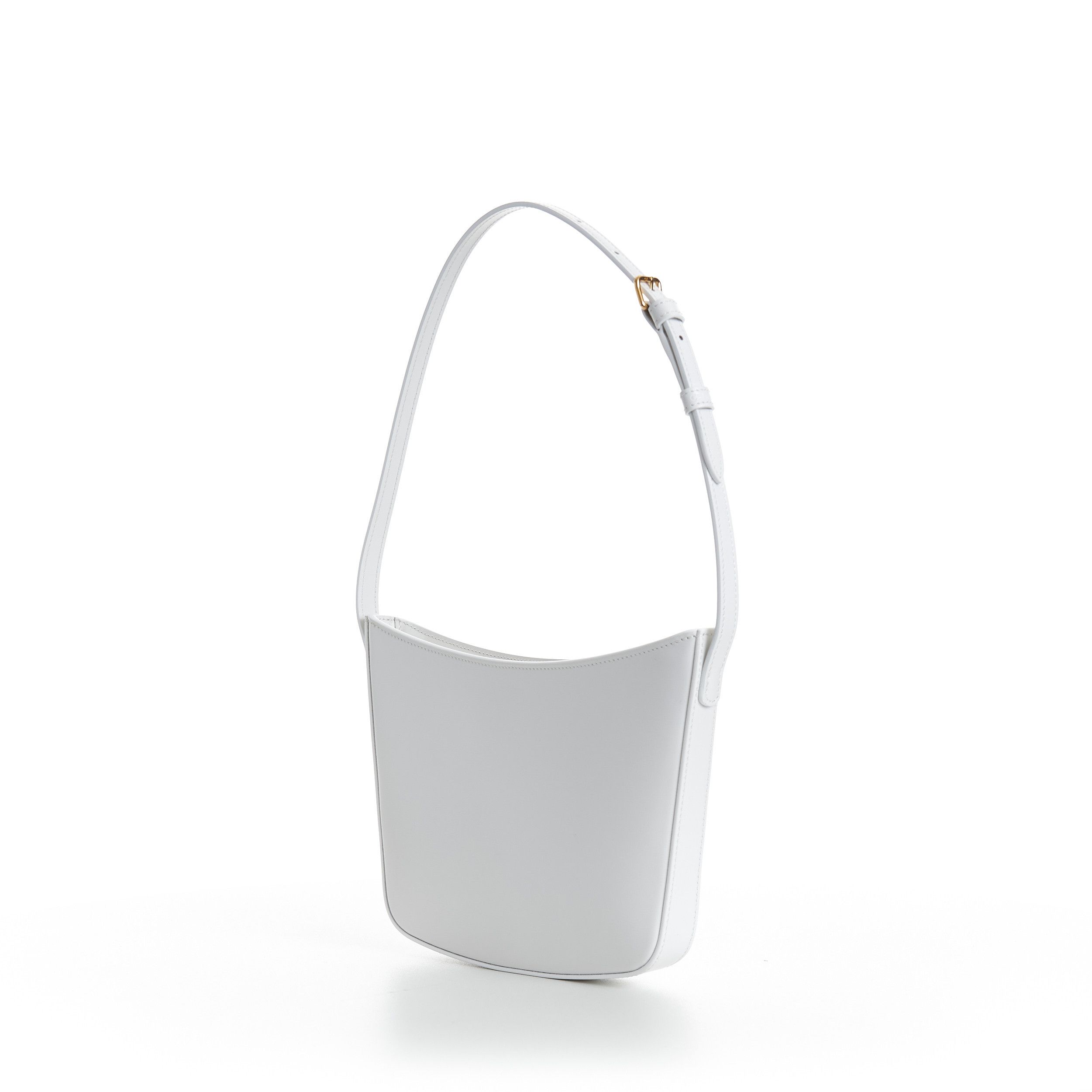 Celine Medium Celine Croque Bag - Arctic White Shiny Calfskin Size ONE SIZE - 6 Thumbnail