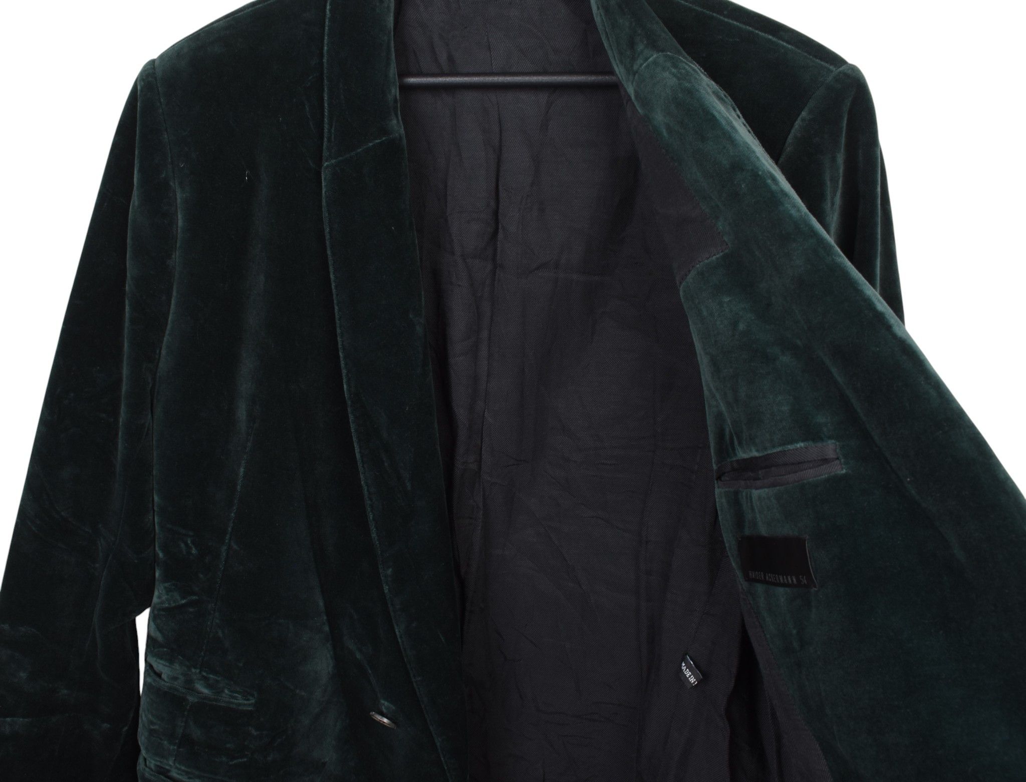 Haider Ackermann Haider Ackermann Men Jacket Velour Blazer Size US L / EU 52-54 / 3 - 6 Thumbnail