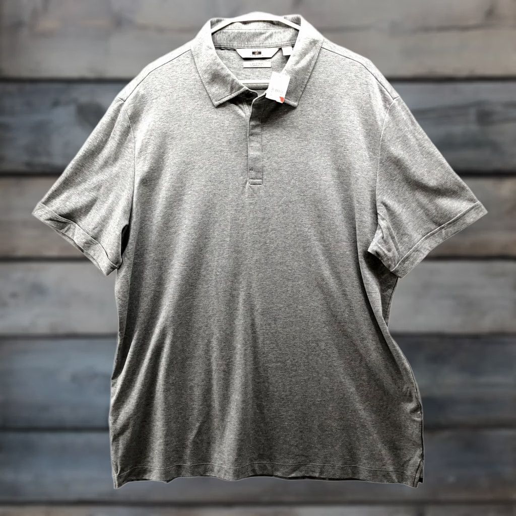 Joseph Abboud VINTAGE? NO — Joseph Abboud Polo Shirt Mens 1X Gray Short Sleeve Classic Fit Shirt Polo Men Gray Knit 1X Classic Fit Solld? Size US XL / EU 56 / 4 - 1 Thumbnail