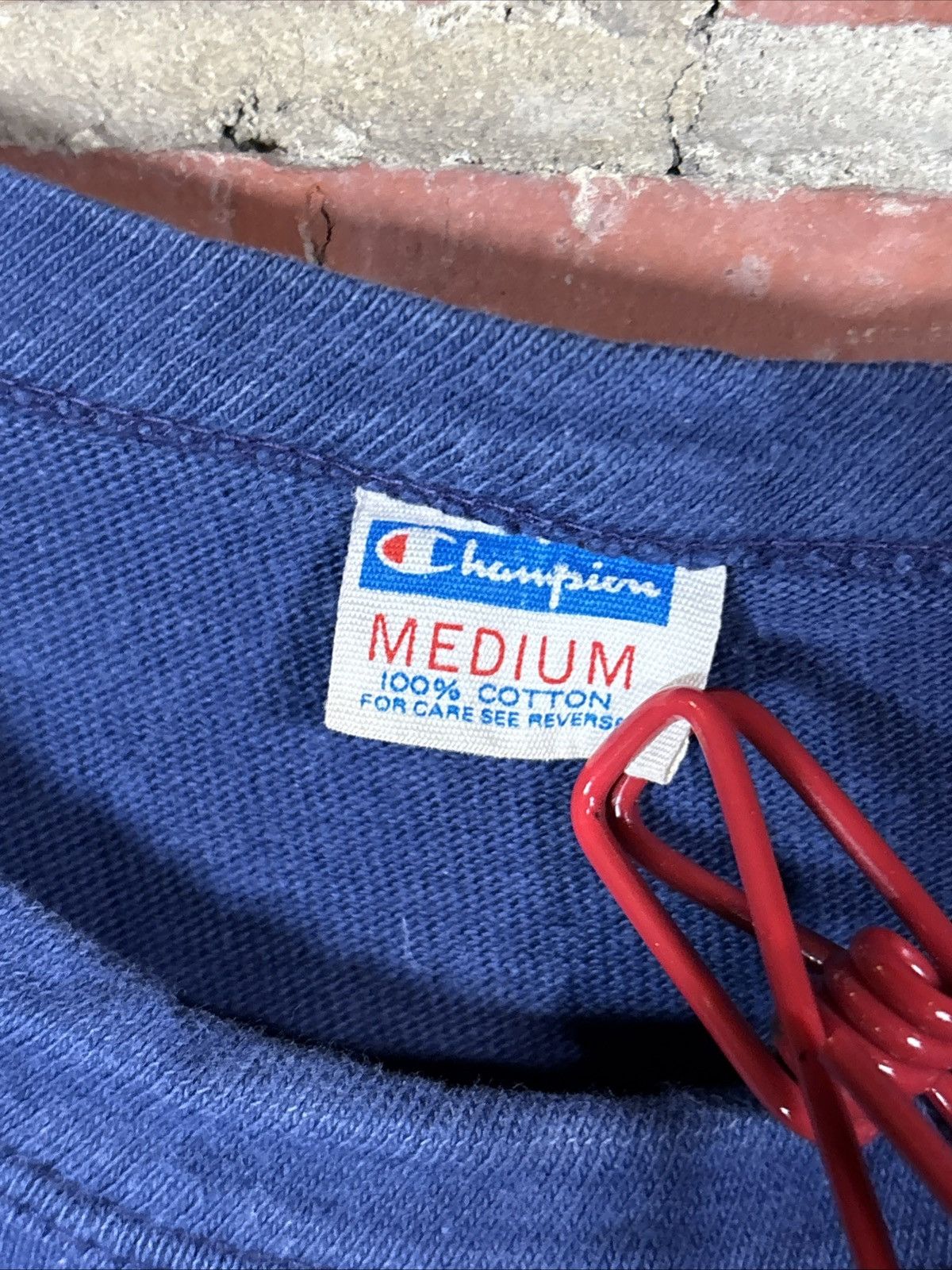 Champion Vintage 70s Champion Blue Bar KSC KENNEDY SPACE CENTER Sz M Size US M / EU 48-50 / 2 - 5 Thumbnail