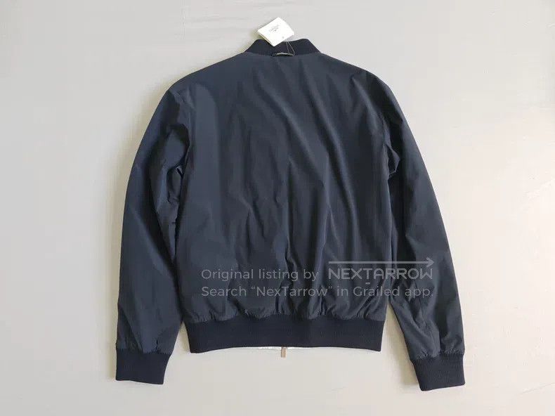 Hermes Hermes Two-sided jacket cotton coat, one side navy blue an Size US M / EU 48-50 / 2 - 5 Thumbnail