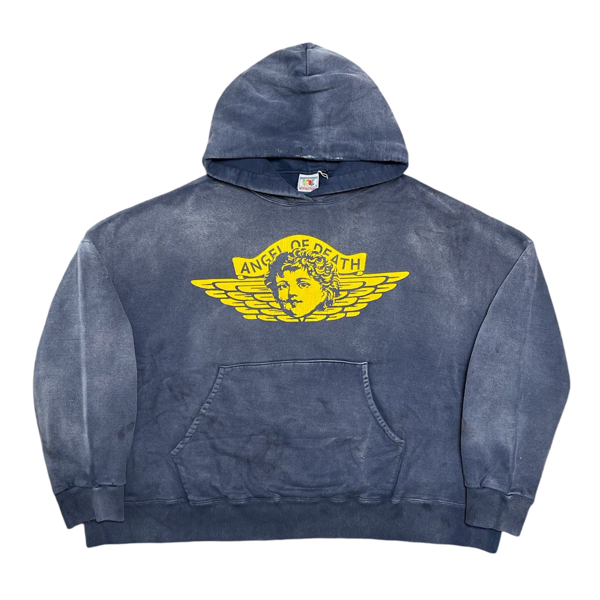 Saint Michael Angel of Death Hooded Sweatshirt Navy Size US M / EU 48-50 / 2 - 1 Thumbnail