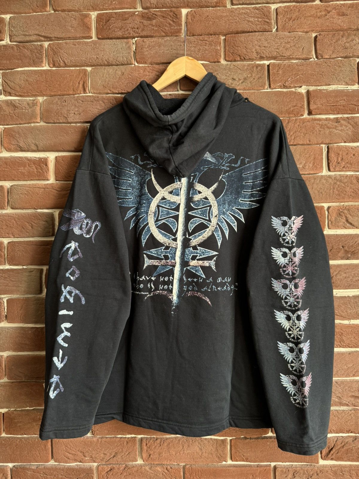 Band Tees Vintage Behemoth Demigod Black Metal Band Hoodie 00s XL Size US XL / EU 56 / 4 - 2 Thumbnail