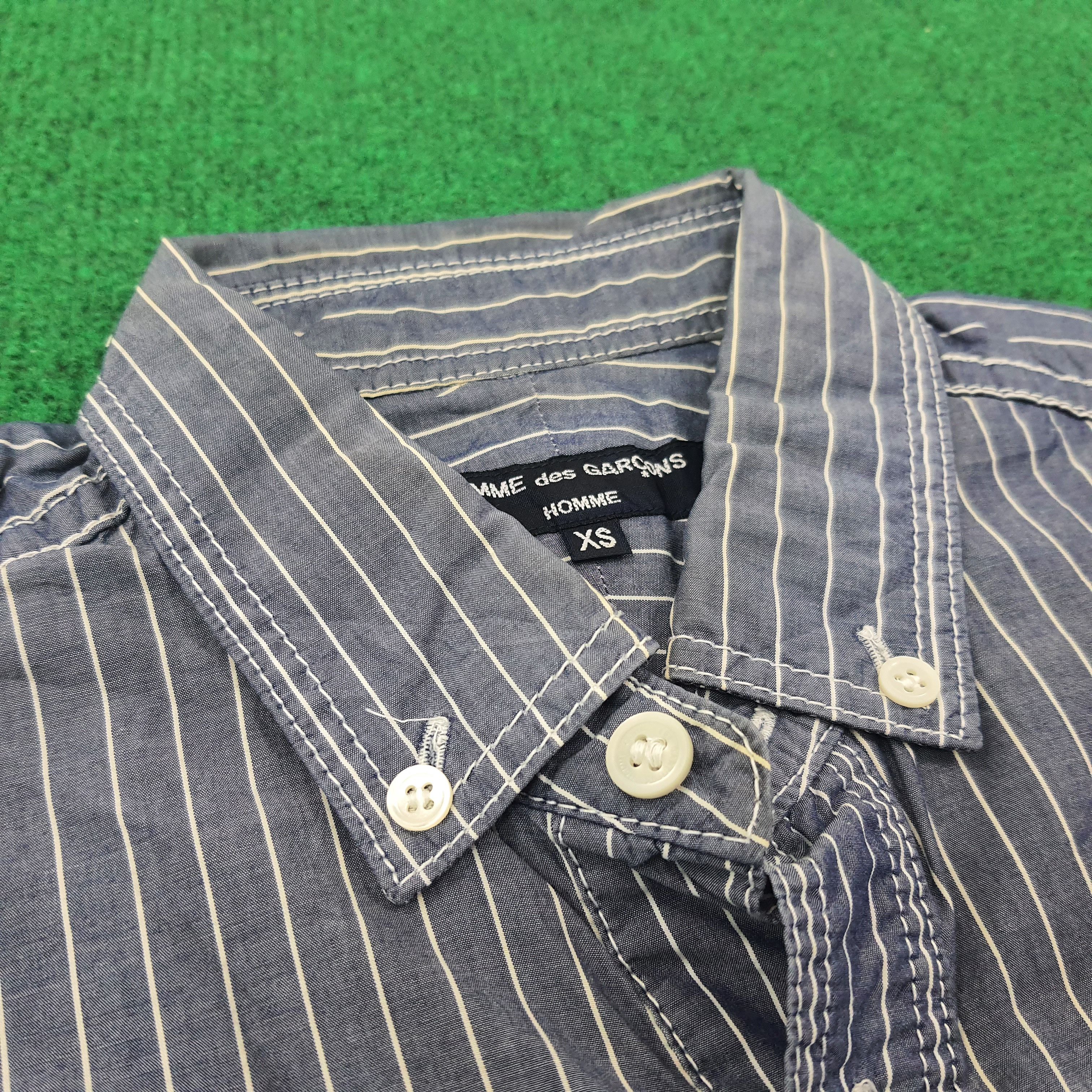 Comme des Garcons Homme × Japanese Brand × Vintage Vintage Comme Des Garcons Homme Button Up Shirt C219N51 Size US S / EU 44-46 / 1 - 4 Thumbnail