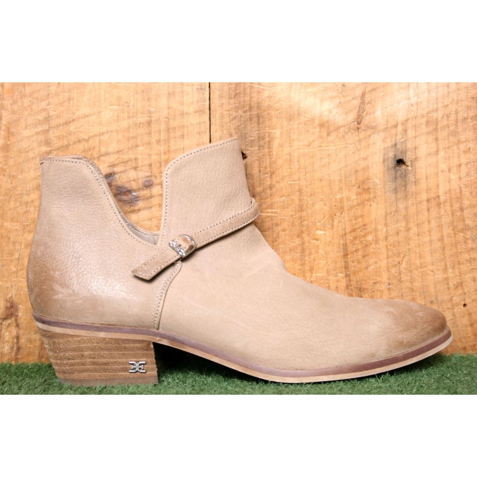 Sam Edelman SAM EDELMAN Palmer Ankle Boots Putty Tan Leather Size 7.5 M Women Size US 8 / IT 38 - 2 Thumbnail