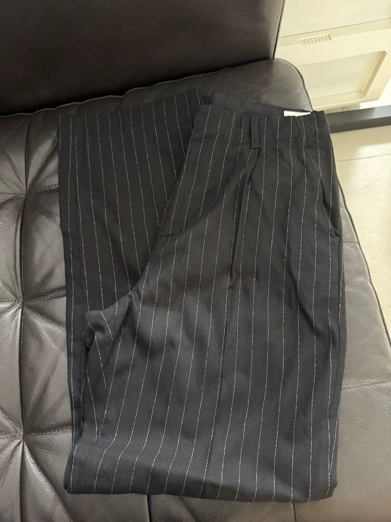 Our Legacy Our Legacy size46 Black striped trousers Size US 30 / EU 46 - 2 Thumbnail