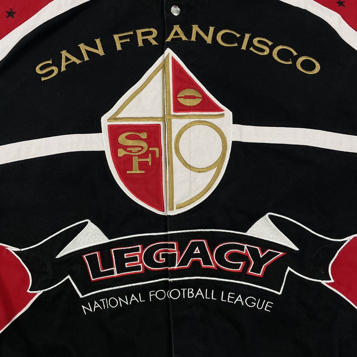 NFL San Francisco 49ers 2009 NFL Legacy Twill Jacket Size US XXL / EU 58 / 5 - 5 Thumbnail