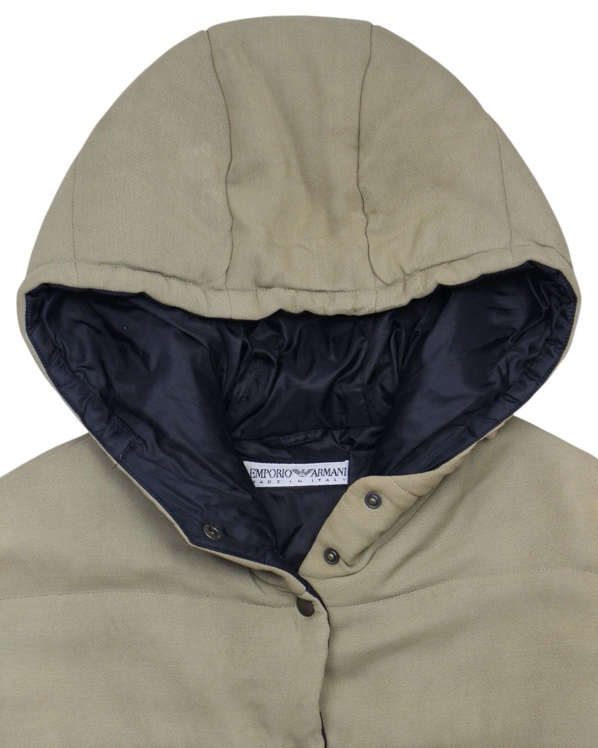 Emporio Armani 1990S EMPORIO ARMANI VINTAGE PADDED SIDE ZIPPERS LONG COAT Size US S / EU 44-46 / 1 - 3 Thumbnail