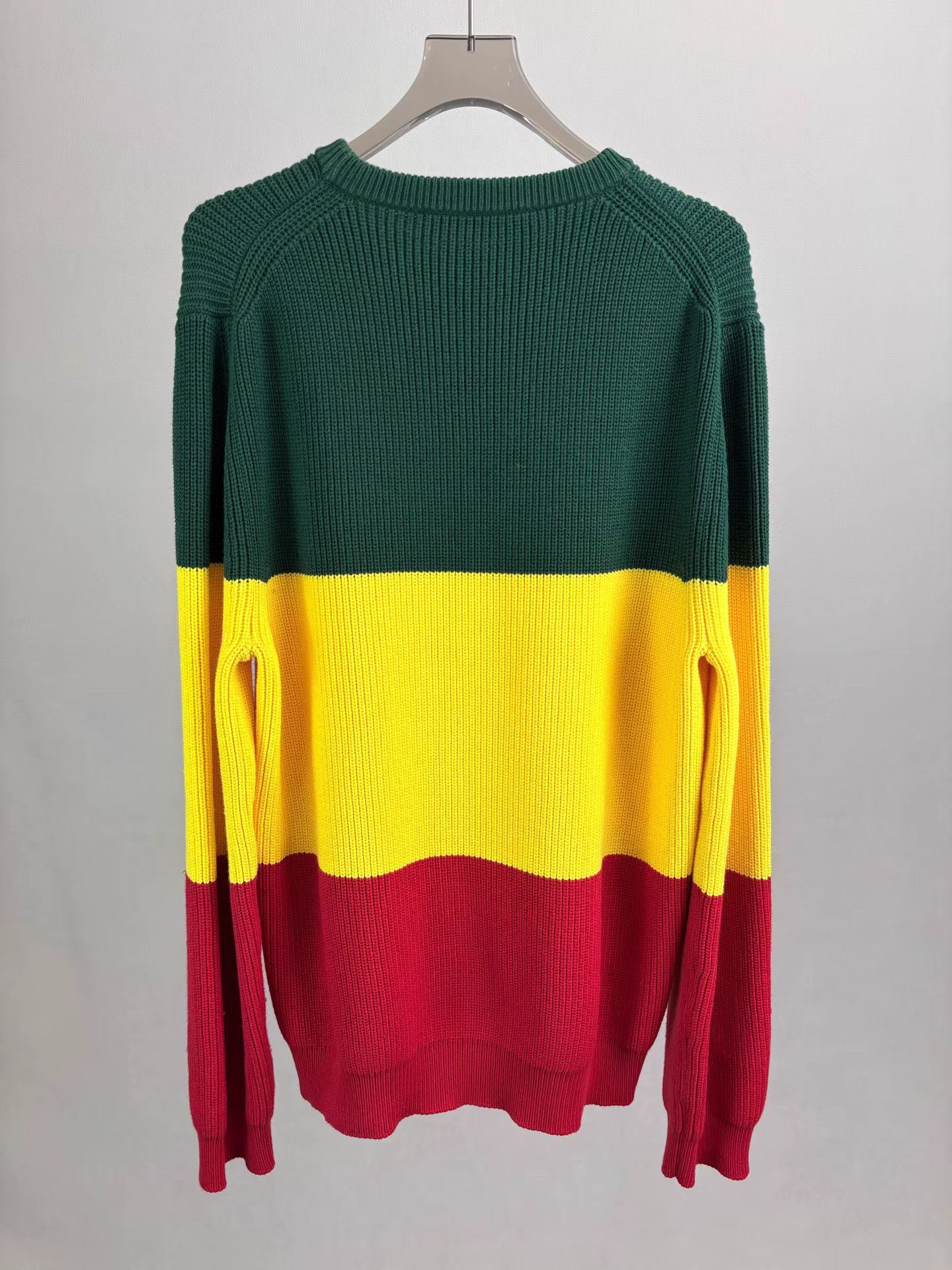 Louis Vuitton LOUIS VUITTON LV Three-Color Striped Knit Sweater Size US XL / EU 56 / 4 - 2 Thumbnail