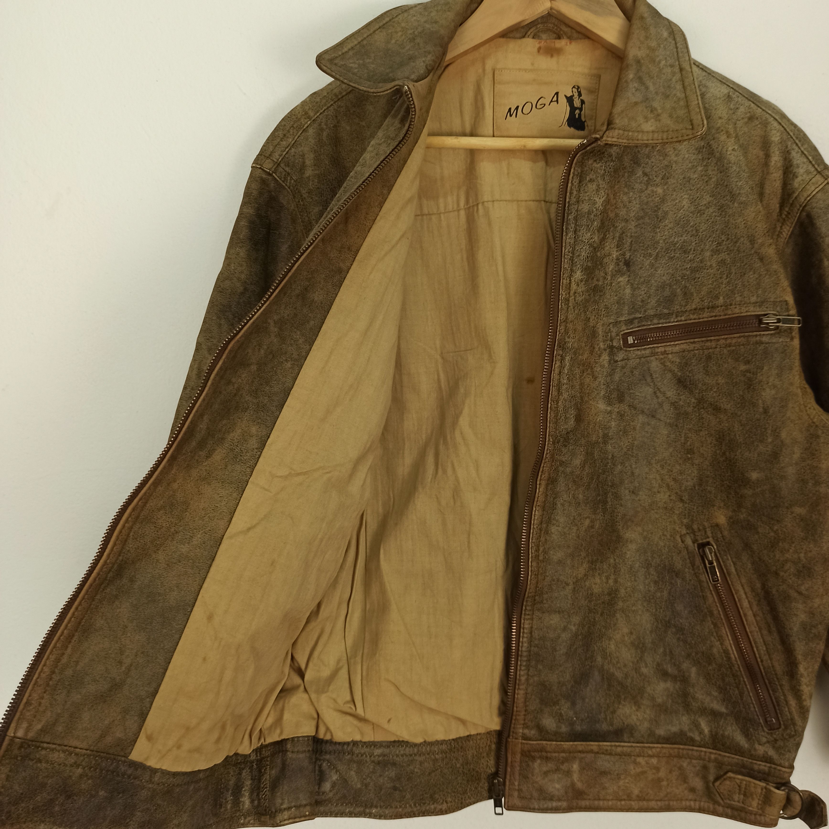 BIGI Vintage Moga Bigi Leather Biker Jacket Japanese #grailsale Size US M / EU 48-50 / 2 - 11 Thumbnail
