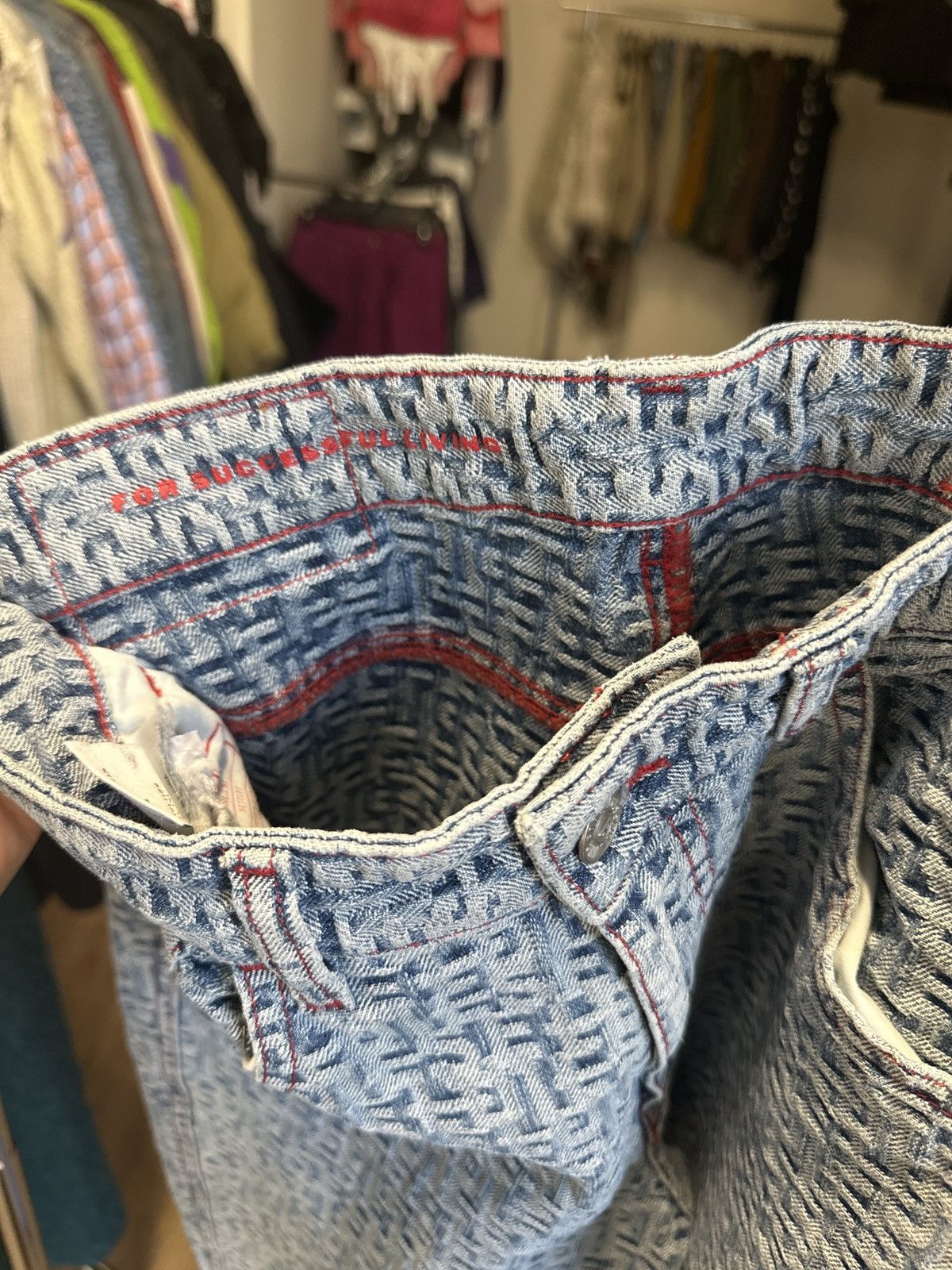 Diesel $560 New season Monogram embossed logo denim Size US 30 / EU 46 - 7 Thumbnail