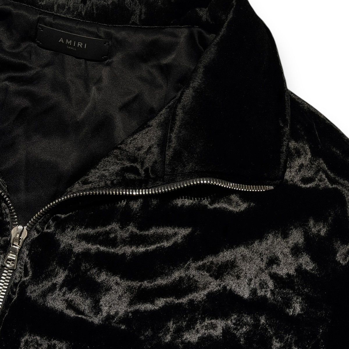 Amiri $1,900 Velvet zip bomber jacket Size US S / EU 44-46 / 1 - 2 Thumbnail