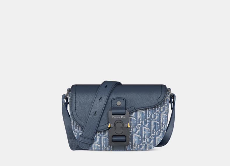 Dior o1w1db10426 2ADCA4 Size : OS / Mini Messenger Bag in Blue Size ONE SIZE - 2 Thumbnail