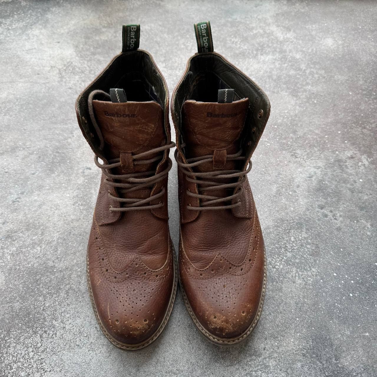 Barbour Barbour Belsay Brogue Ankle Boots Size US 11.5 / EU 44-45 - 5 Thumbnail