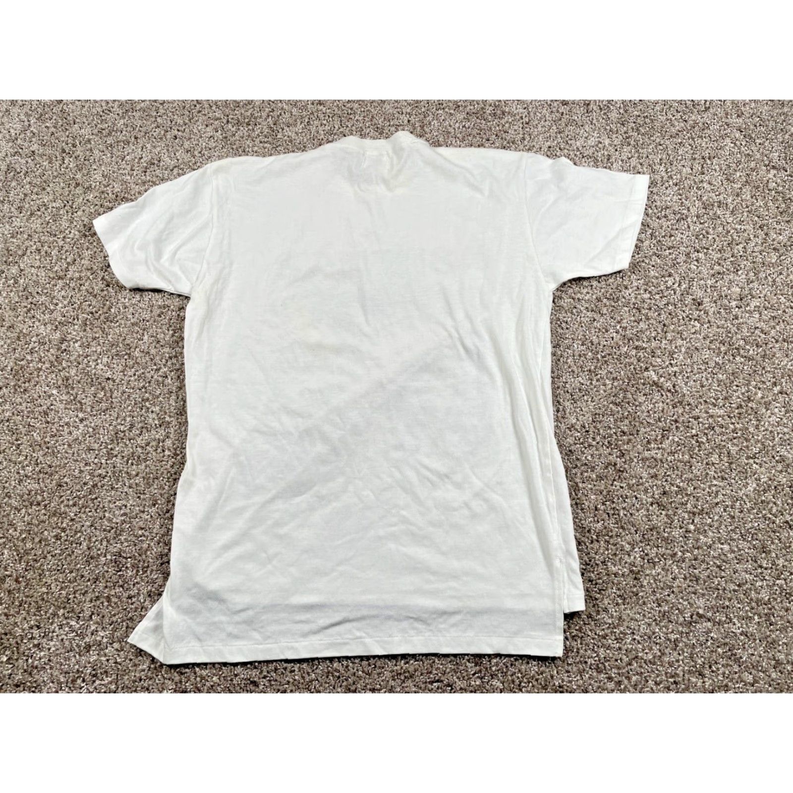Etro VINTAGE Stage One Japanese Print T-Shirt Men Adult Medium White Graphic Retro Japan Short Sleeve Crew Neck Cotton Summer Size US M / EU 48-50 / 2 - 2 Thumbnail