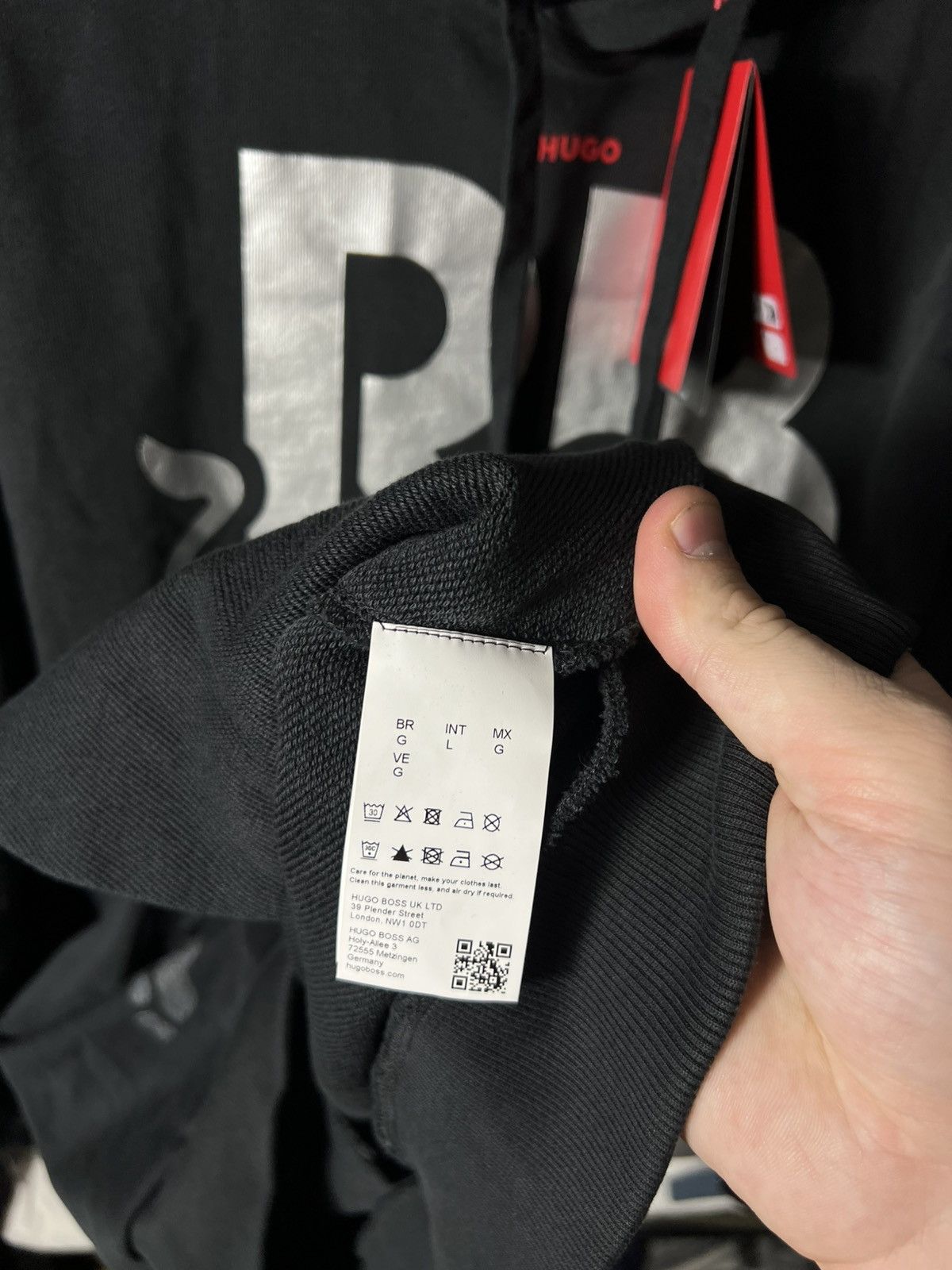 Hugo HUGO Red Bull Racing Oversized Hoodie Black F1 Visa Cash App Size US L / EU 52-54 / 3 - 16 Thumbnail
